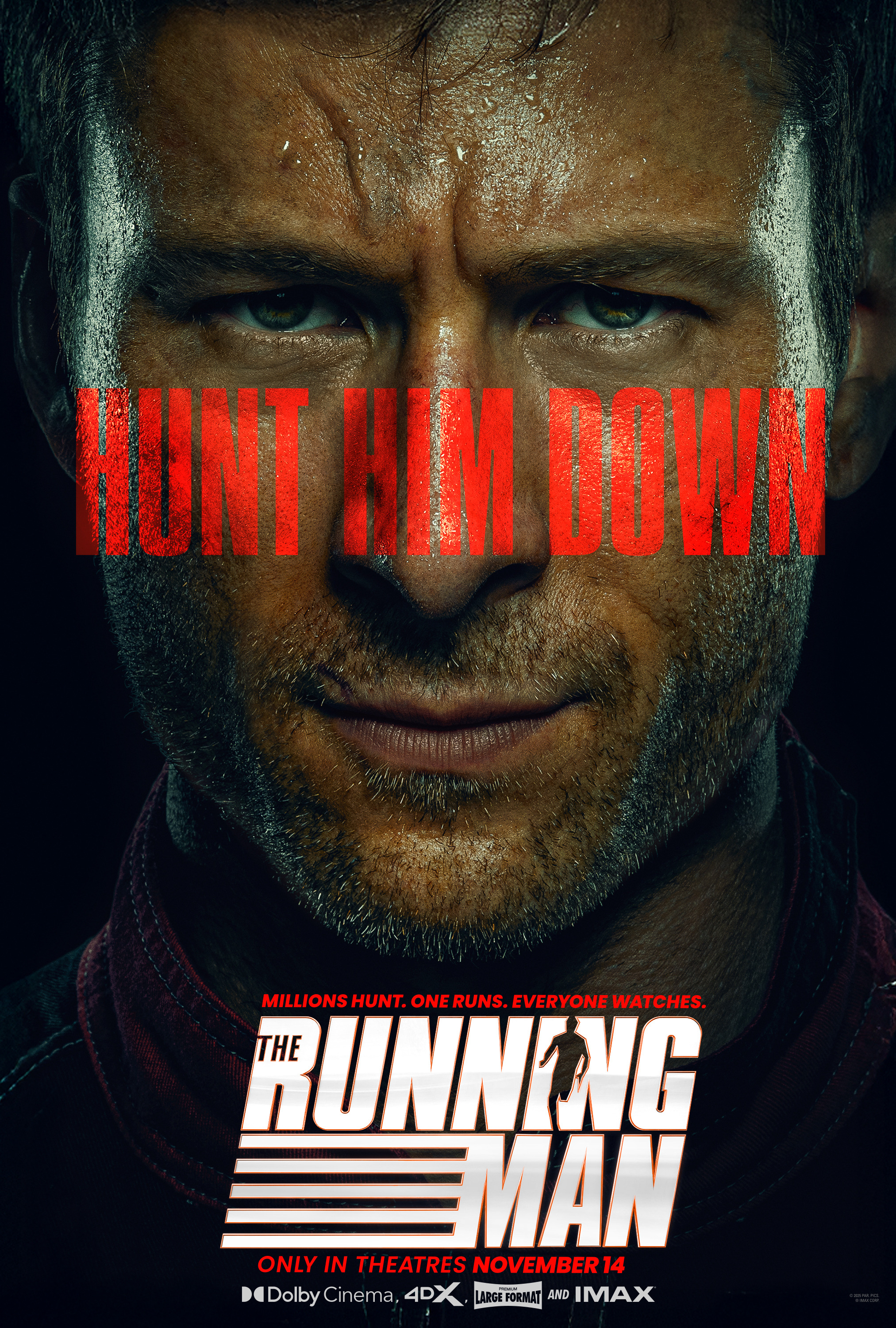 Mega Sized Movie Poster Image for The Running Man (#1 of 2)