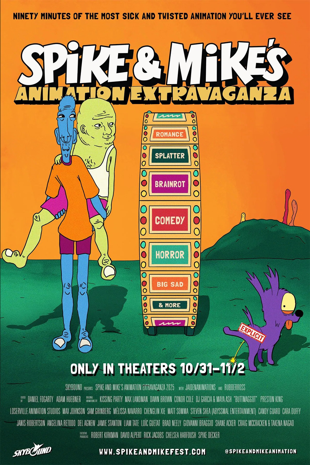 Extra Large Movie Poster Image for Spike and Mike's Animation Extravaganza 2025 