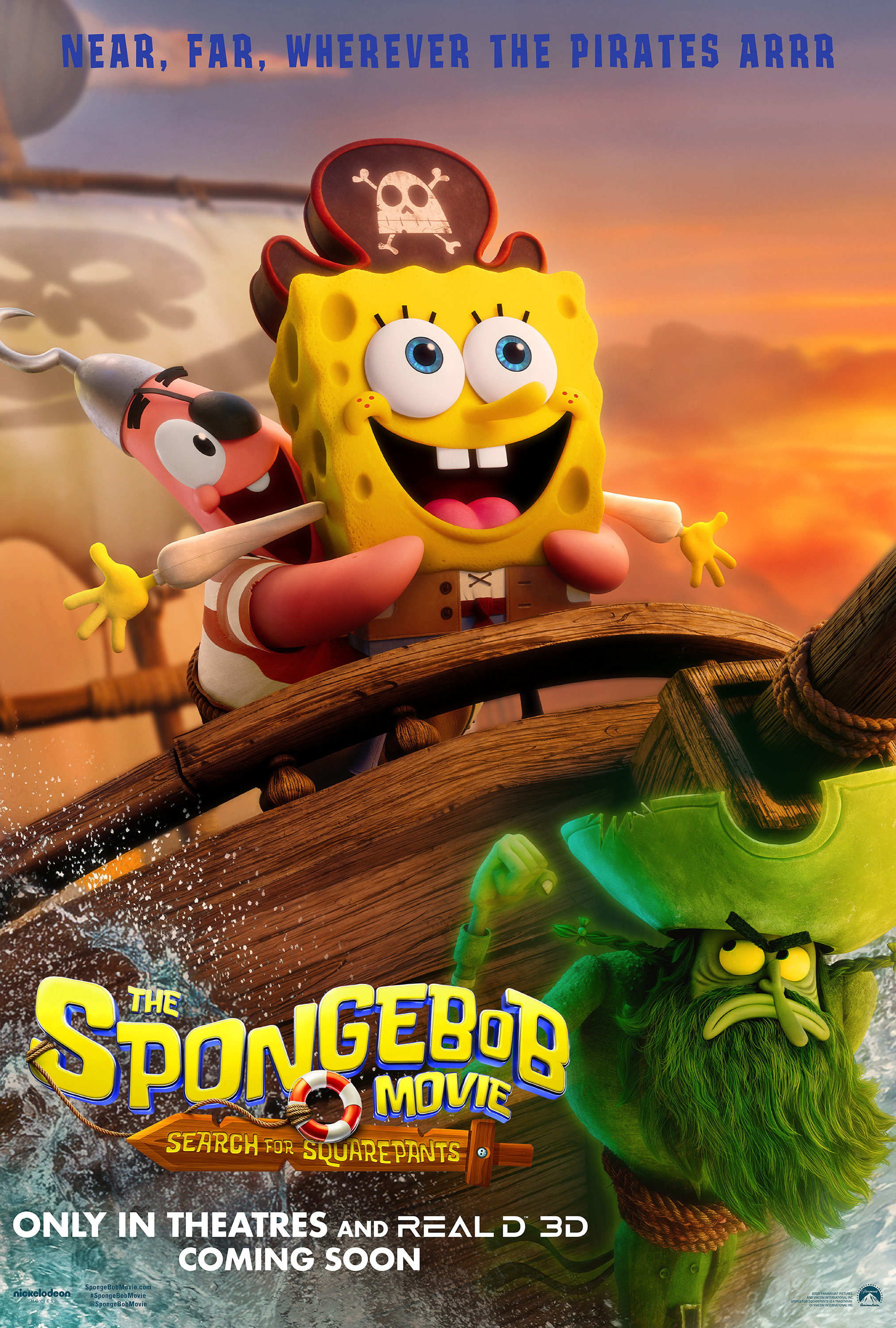 Mega Sized Movie Poster Image for The SpongeBob Movie: Search for SquarePants (#4 of 5)