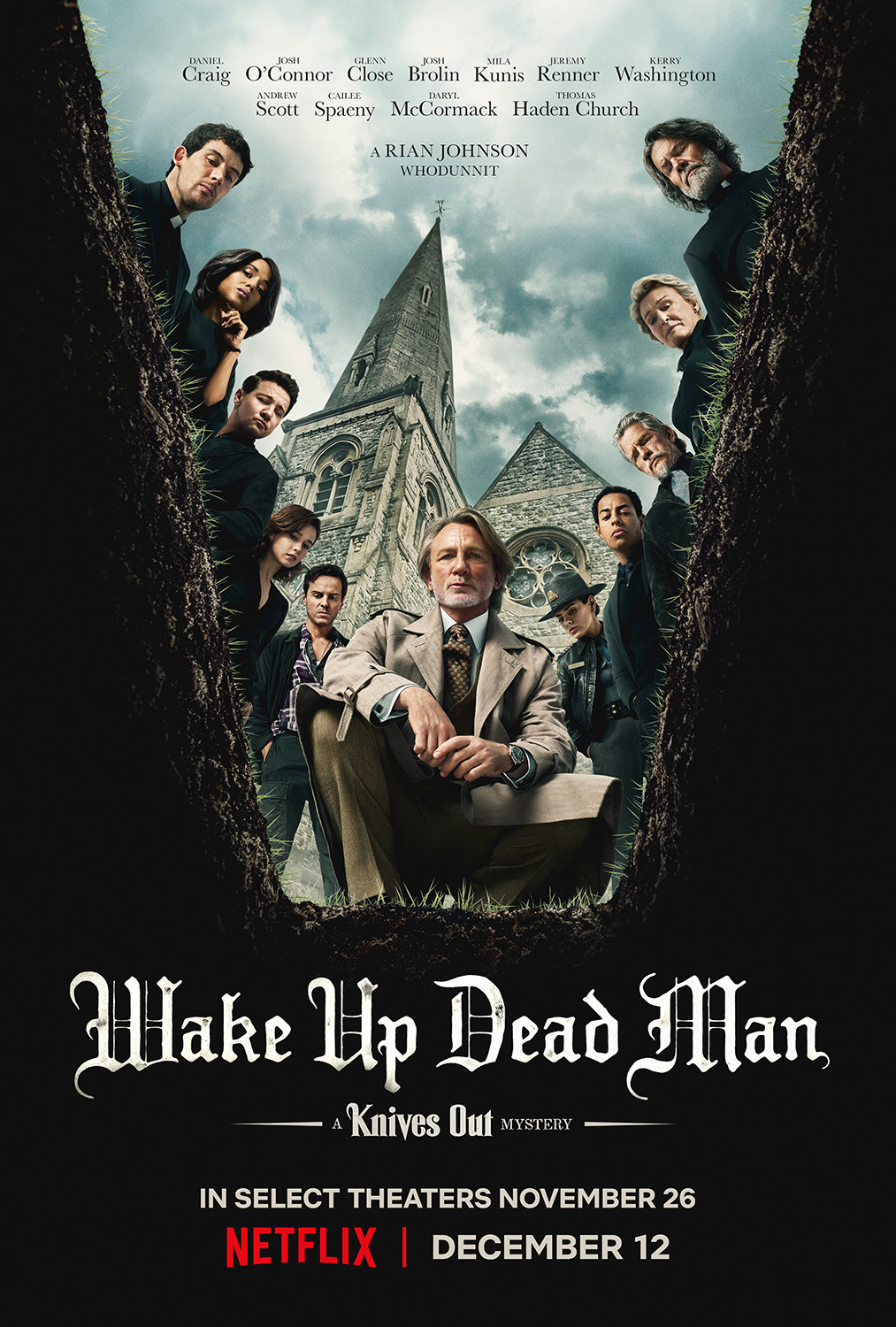 Extra Large Movie Poster Image for Wake Up Dead Man: A Knives Out Mystery 