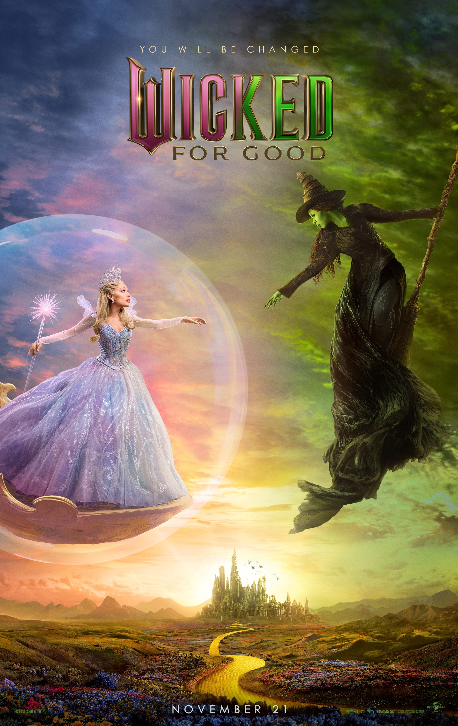 Mega Sized Movie Poster Image for Wicked: For Good (#2 of 31)