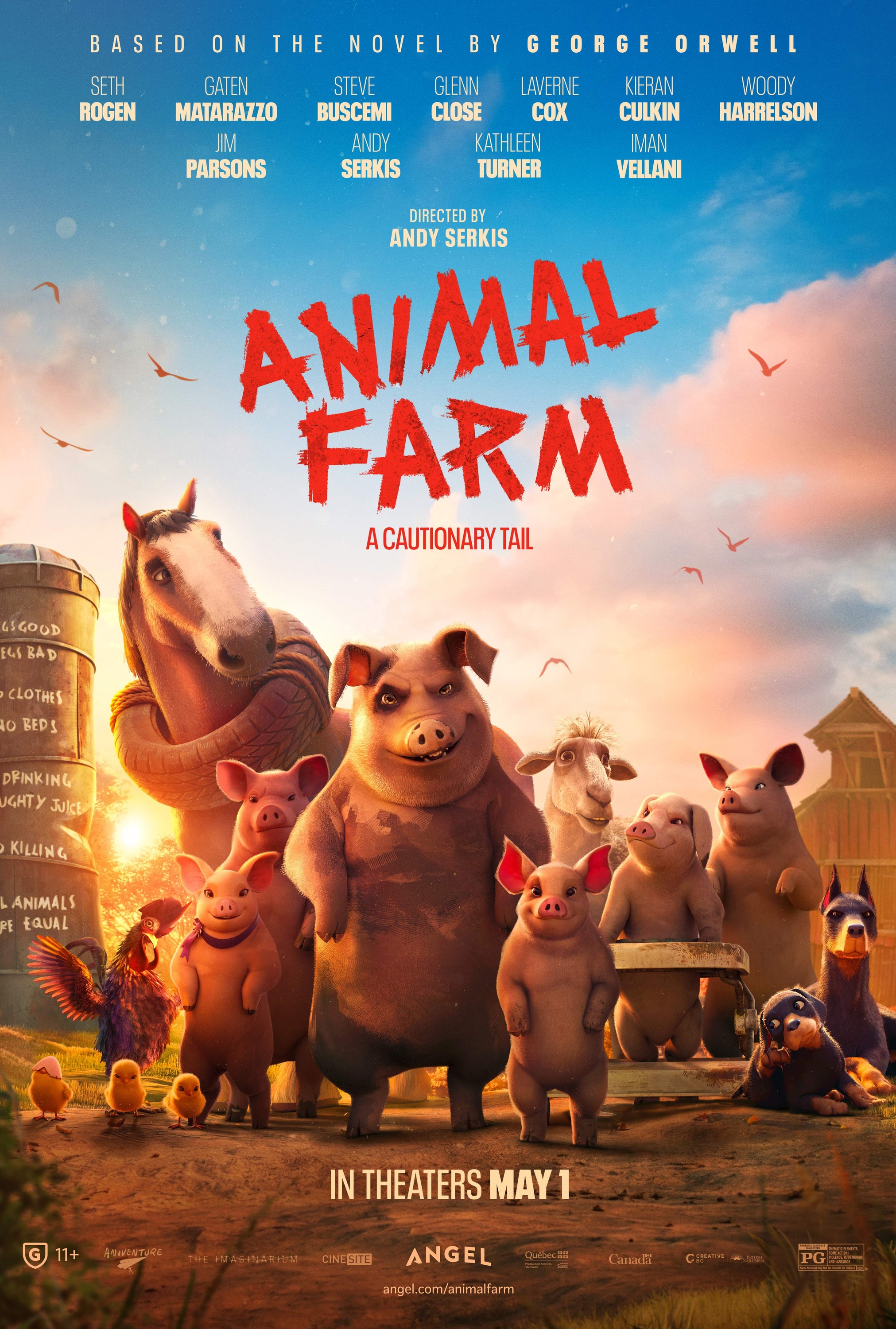 Mega Sized Movie Poster Image for Animal Farm 