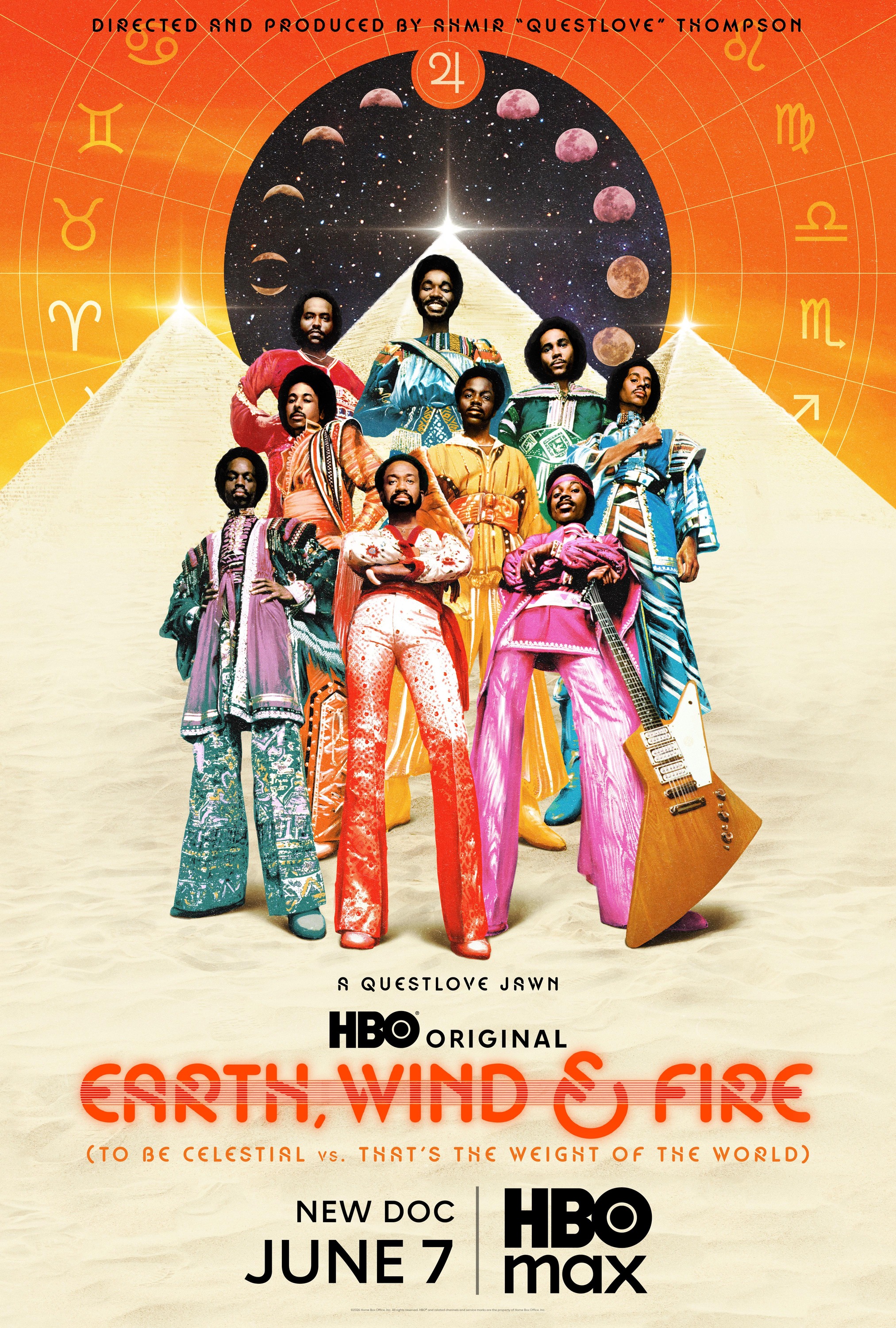 Mega Sized Movie Poster Image for Earth, Wind & Fire (To Be Celestial vs. That's the Weight of the World) 