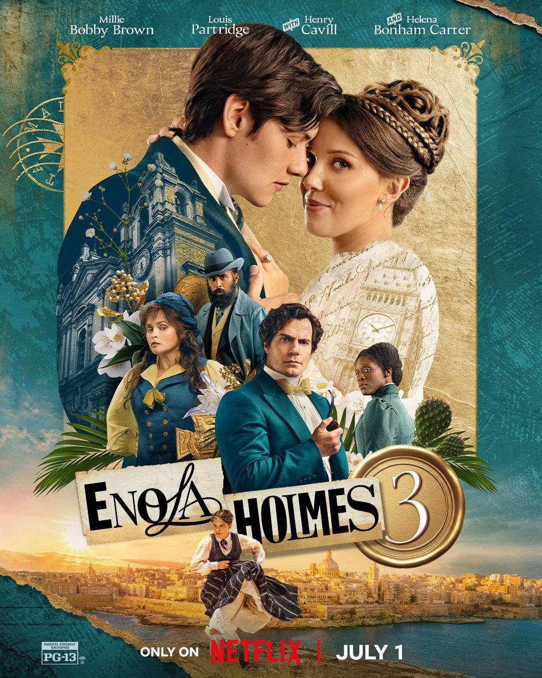 Extra Large Movie Poster Image for Enola Holmes 3 (#3 of 3)