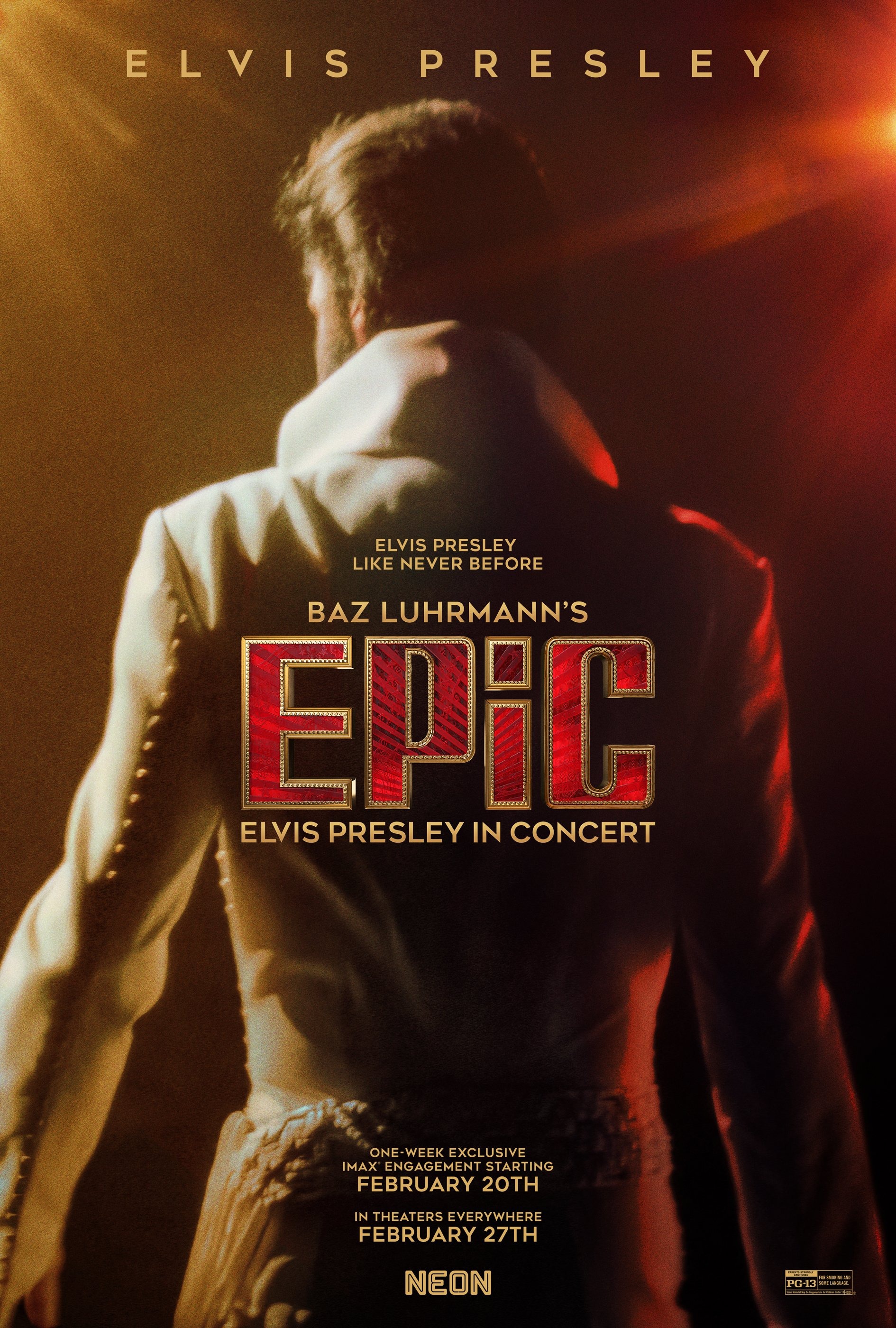 Mega Sized Movie Poster Image for EPiC: Elvis Presley in Concert 