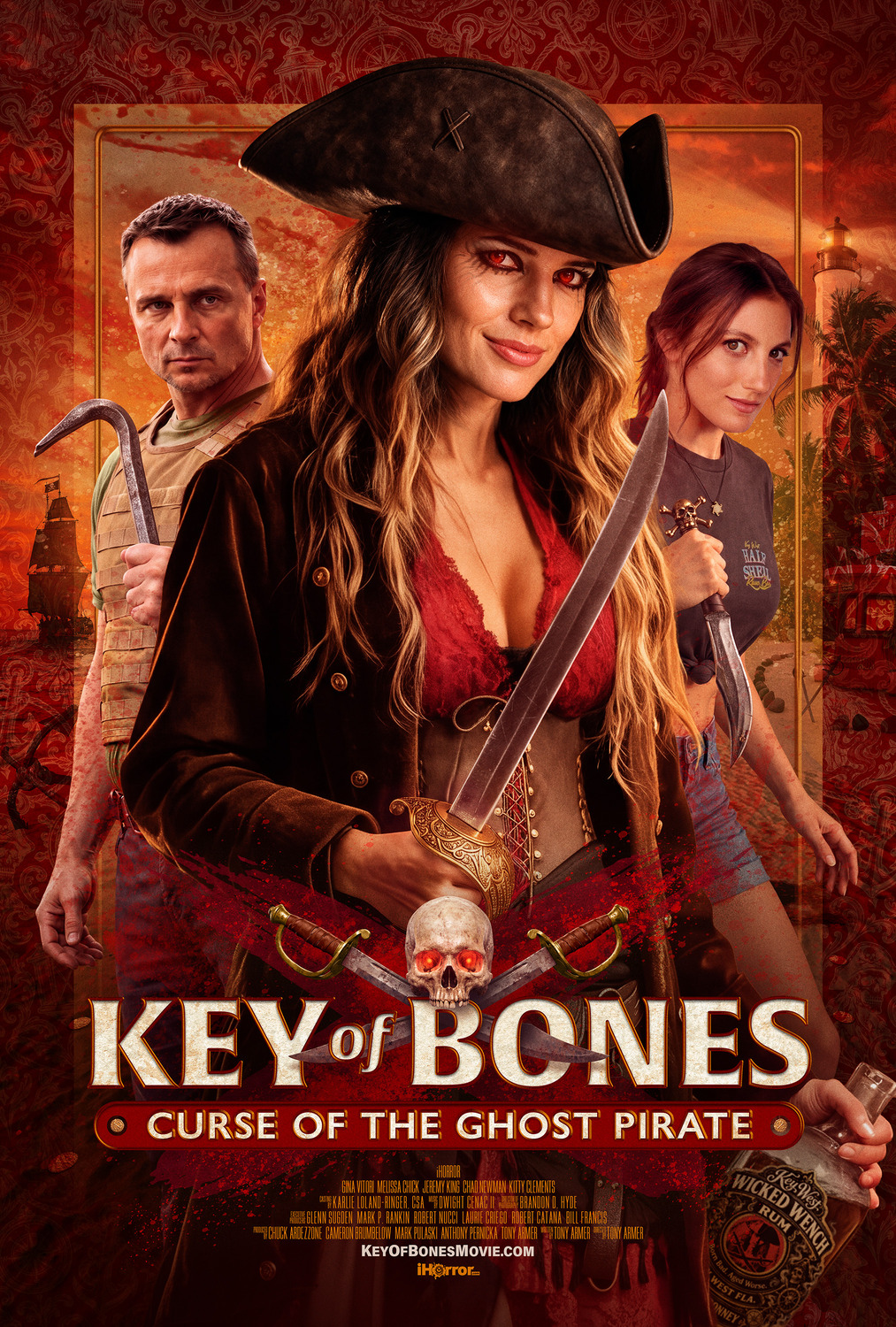 Extra Large Movie Poster Image for Key of Bones: Curse of the Ghost Pirate 
