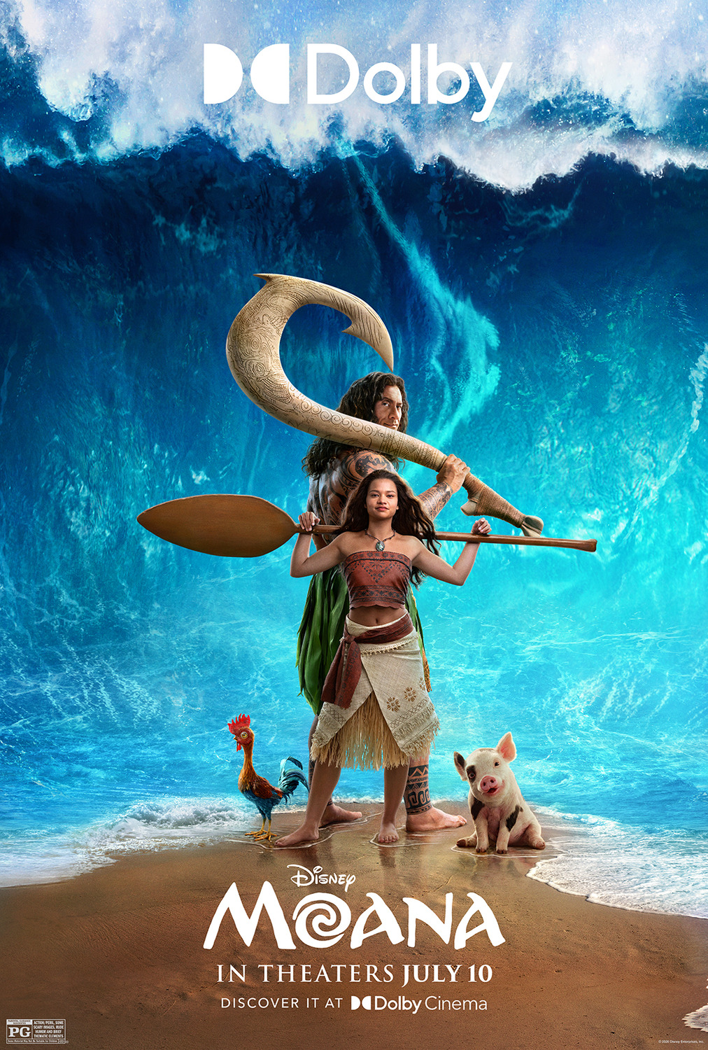 Extra Large Movie Poster Image for Moana (#11 of 11)