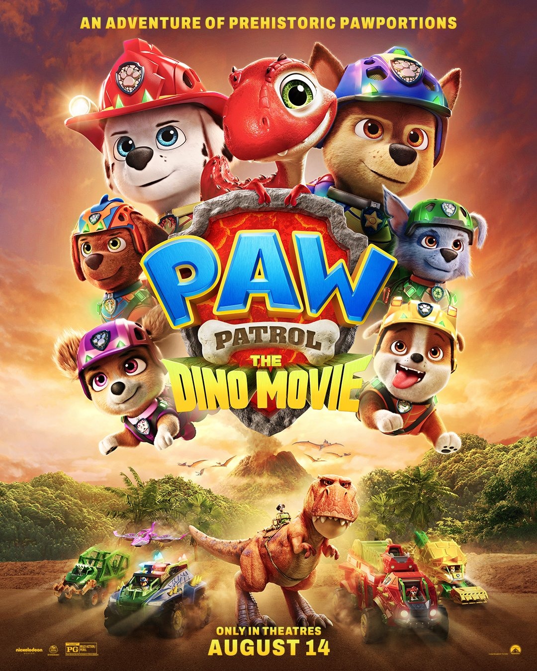 Extra Large Movie Poster Image for PAW Patrol: The Dino Movie (#2 of 2)
