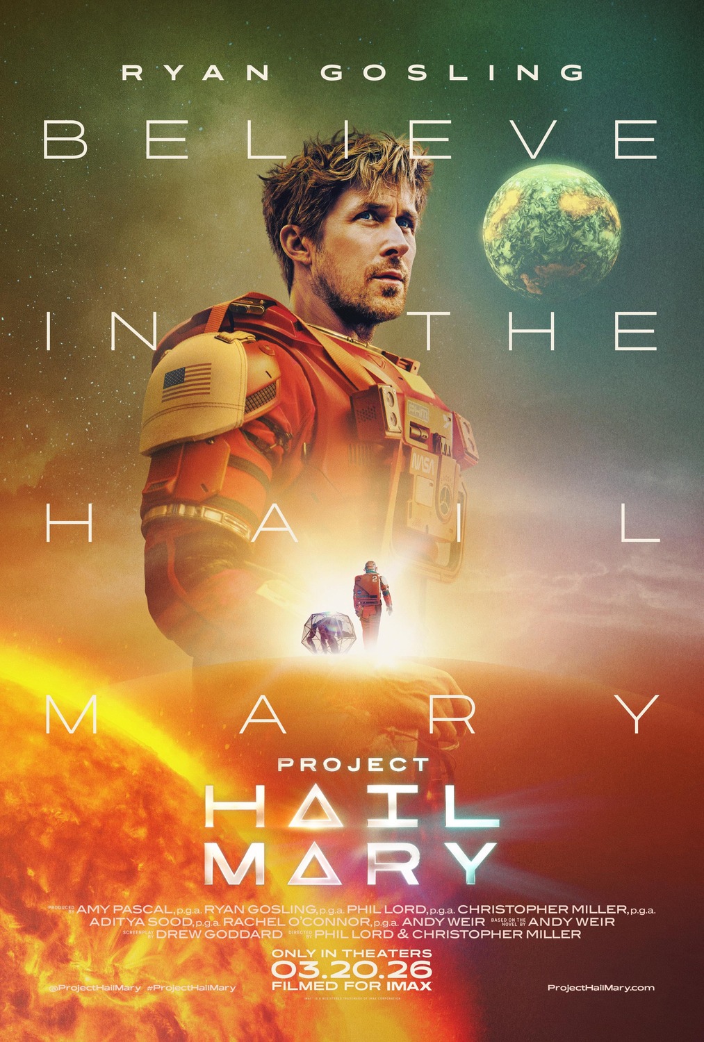 Extra Large Movie Poster Image for Project Hail Mary (#3 of 3)