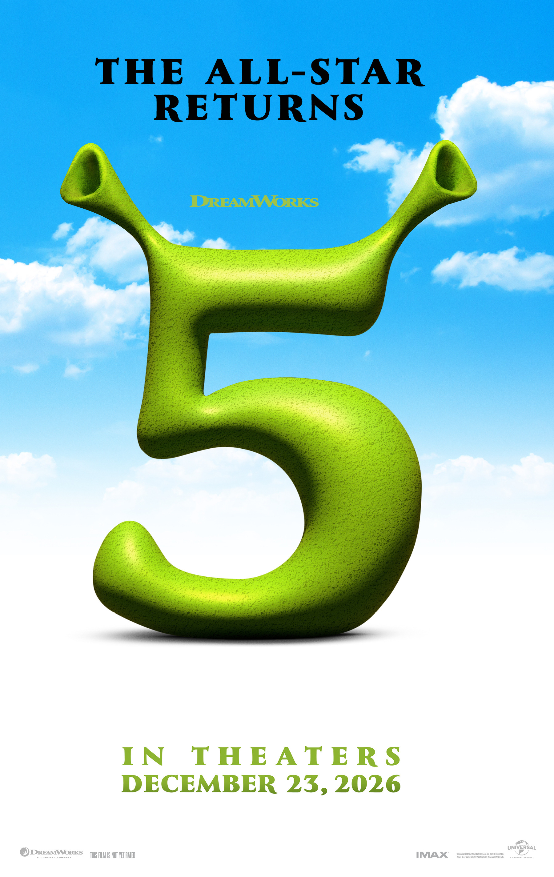 Mega Sized Movie Poster Image for Shrek 5 