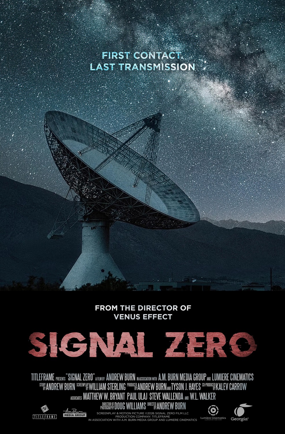 Extra Large Movie Poster Image for Signal Zero (#1 of 2)