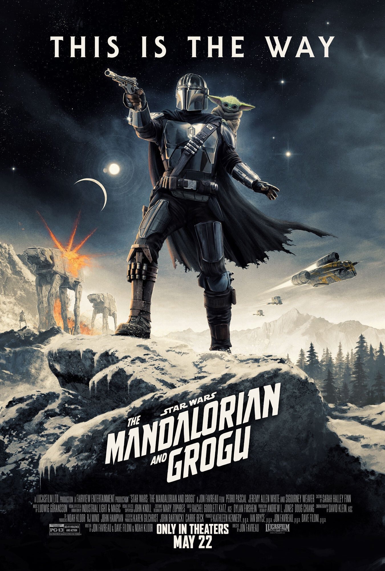 Mega Sized Movie Poster Image for Star Wars: The Mandalorian and Grogu (#9 of 15)