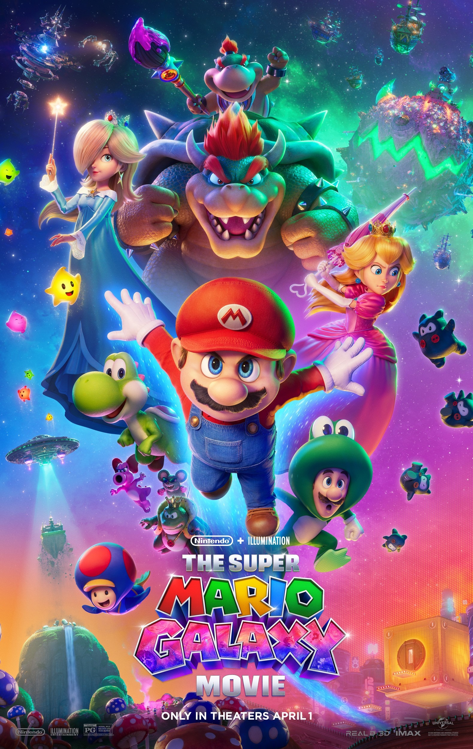 Mega Sized Movie Poster Image for The Super Mario Galaxy Movie (#12 of 16)