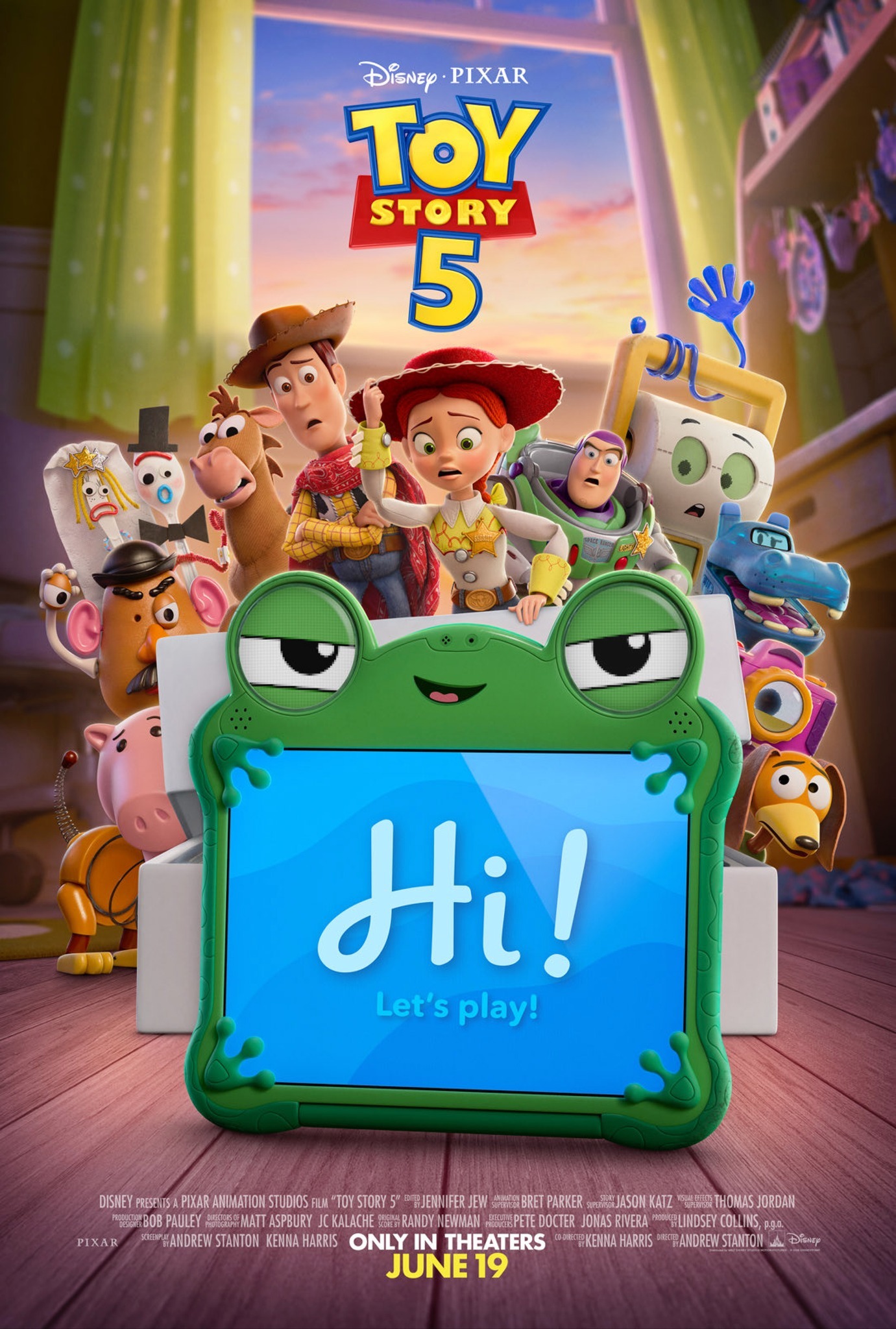 Mega Sized Movie Poster Image for Toy Story 5 (#3 of 4)