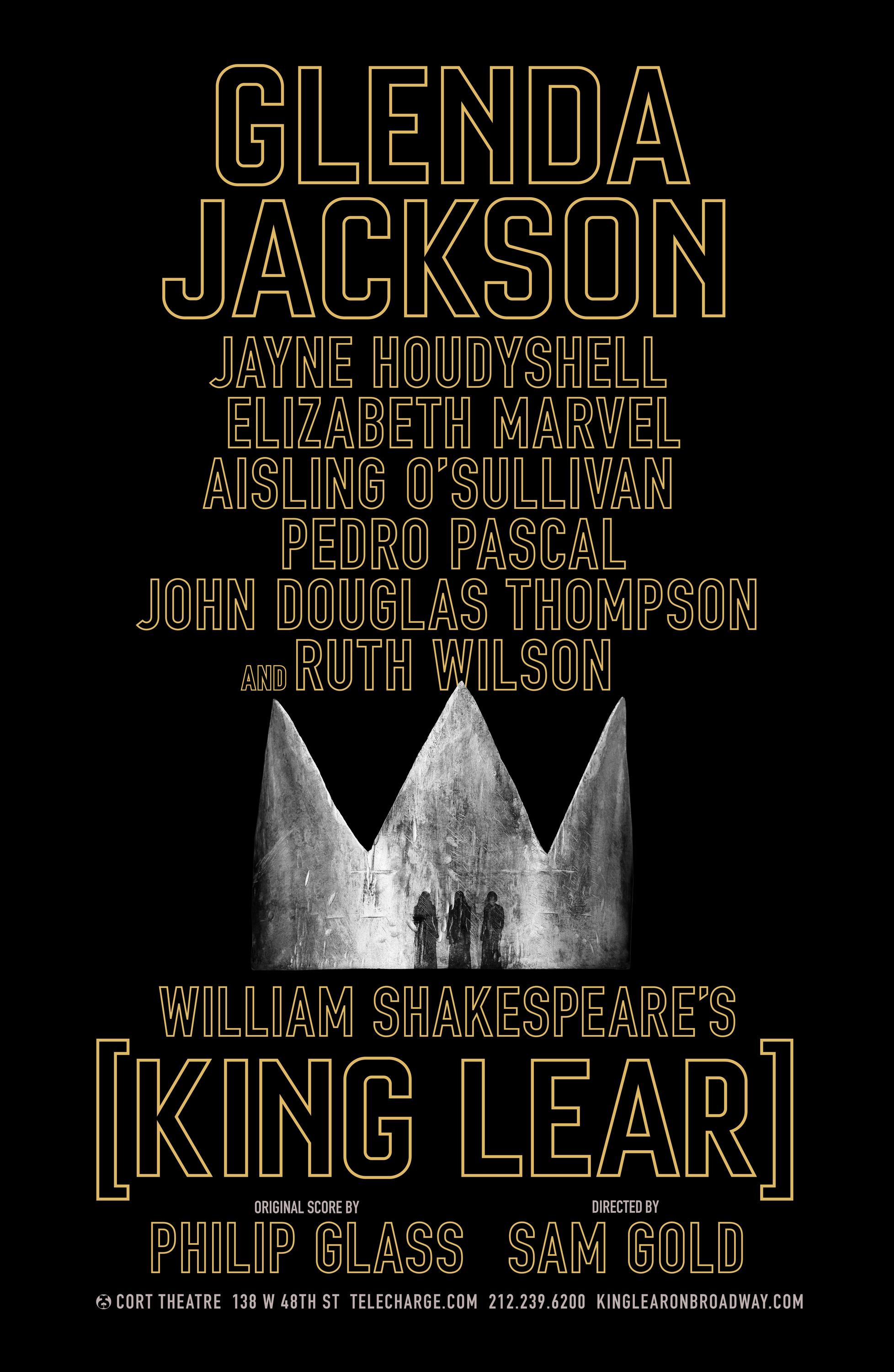 Mega Sized Broadway Poster Image for King Lear 
