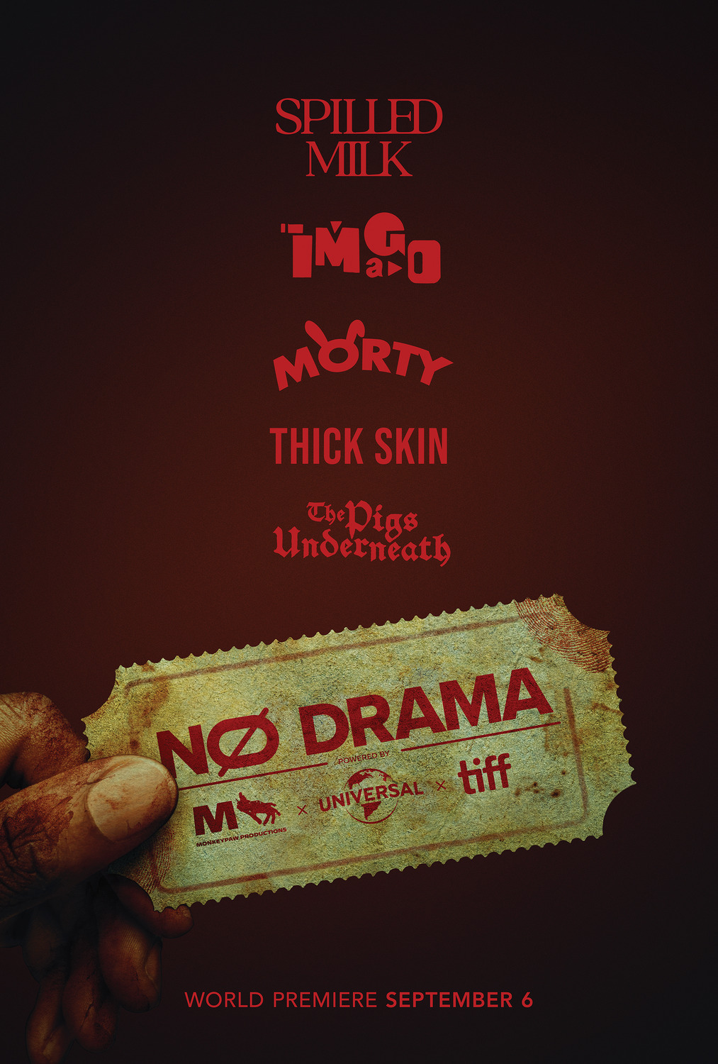 Extra Large TV Poster Image for NO DRAMA Short Films 