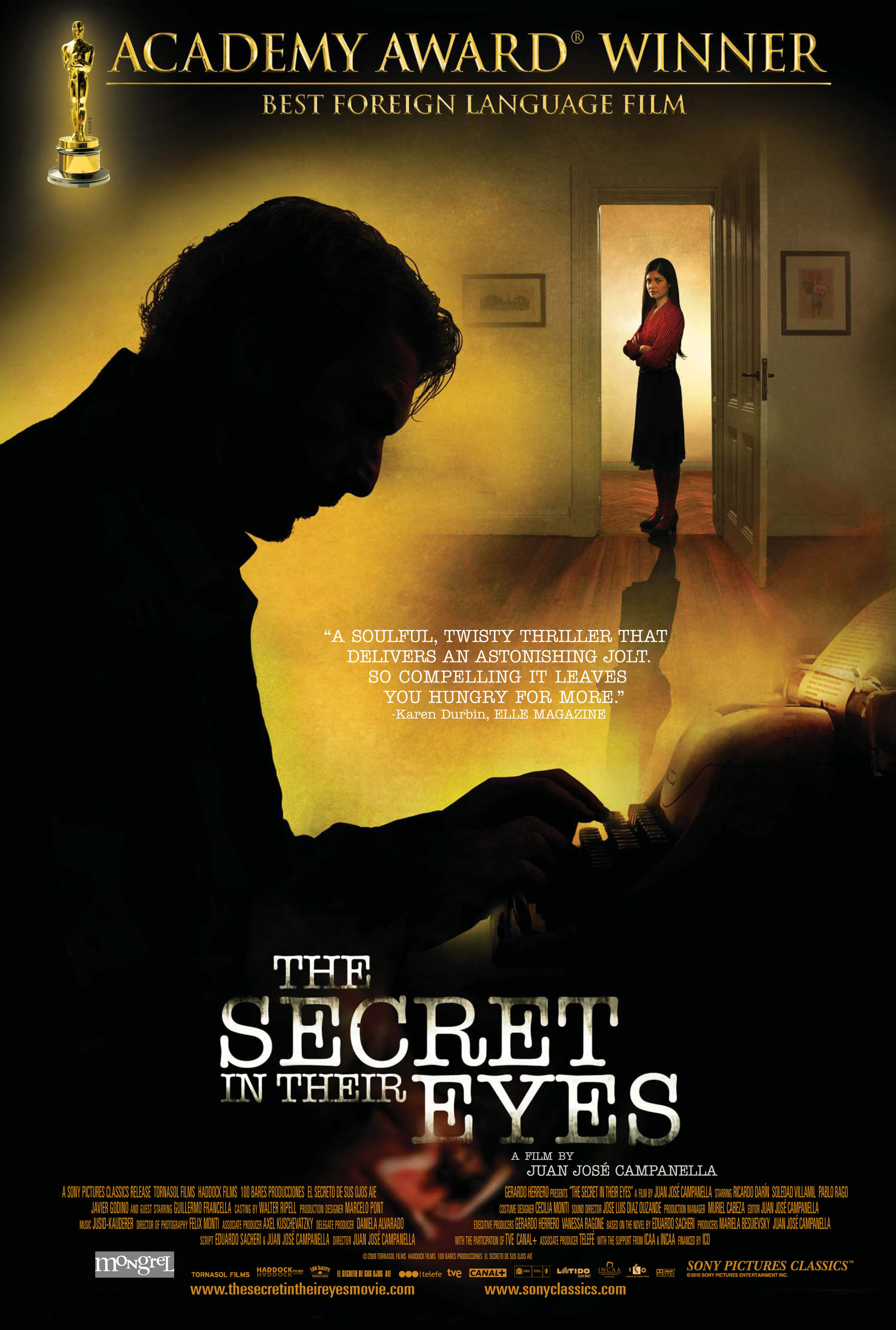 Mega Sized Movie Poster Image for El secreto de sus ojos (#2 of 9)