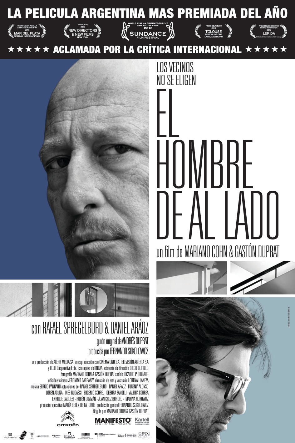 Extra Large Movie Poster Image for El hombre de al lado (#1 of 2)