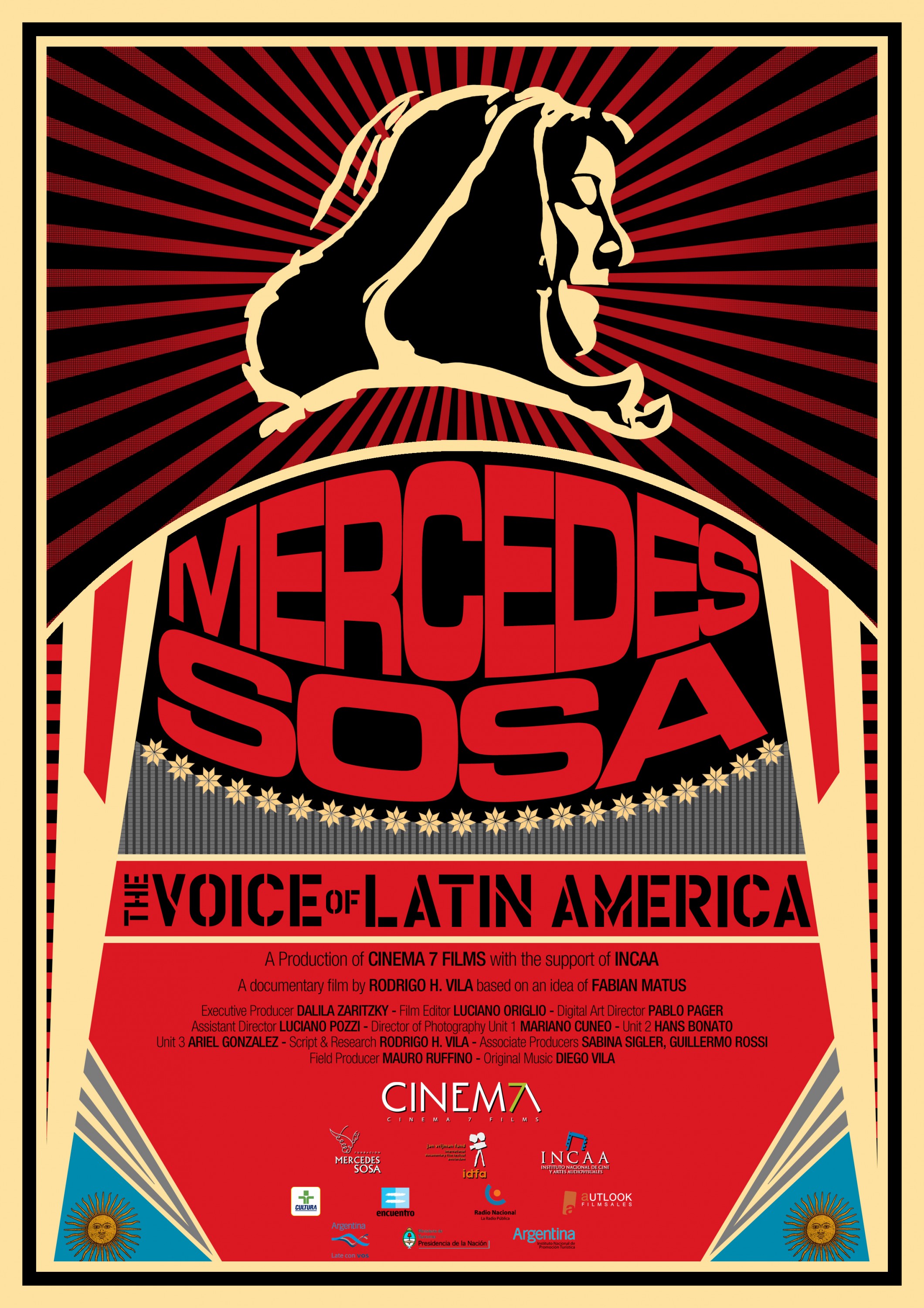 Mega Sized Movie Poster Image for Mercedes Sosa: La voz de Latinoamérica 