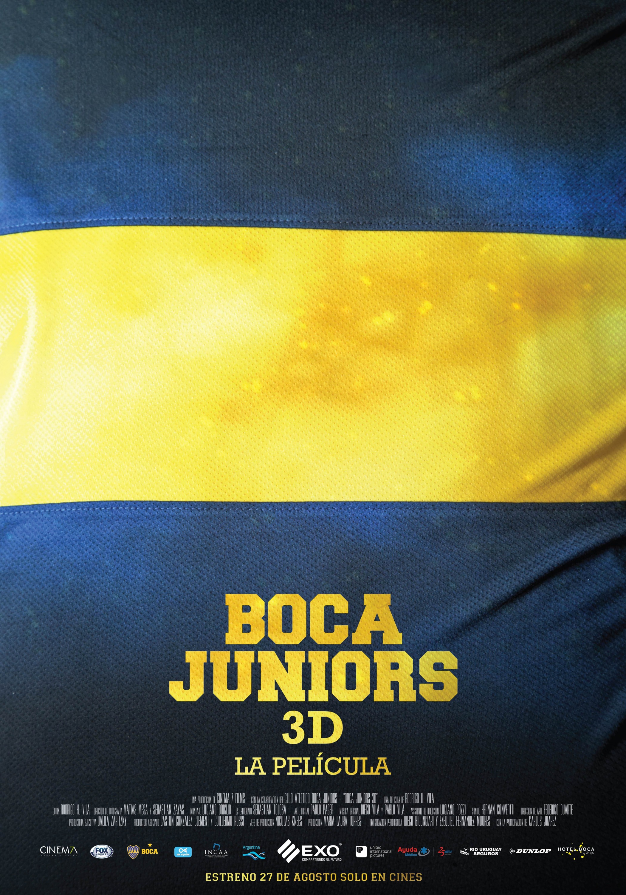 Mega Sized Movie Poster Image for Boca Juniors 3D: The Movie (#1 of 2)