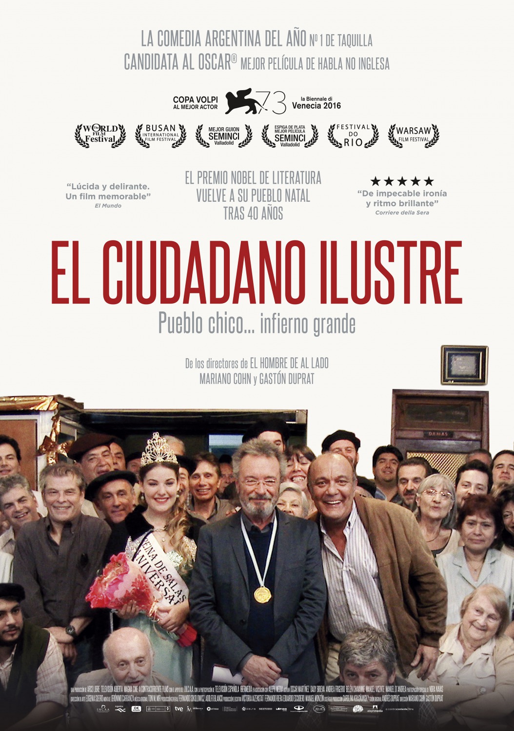 Extra Large Movie Poster Image for El ciudadano ilustre (#2 of 2)