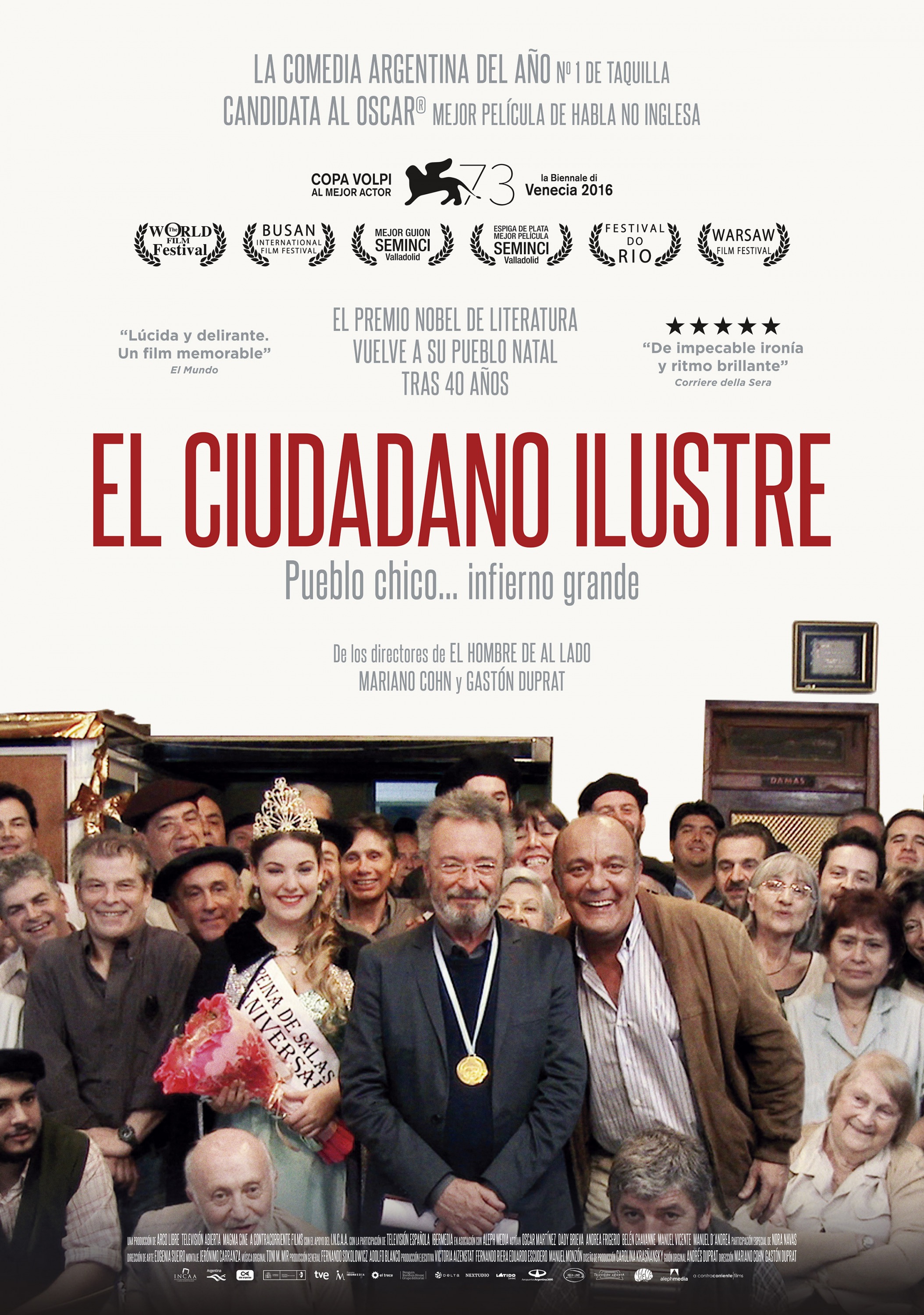 Mega Sized Movie Poster Image for El ciudadano ilustre (#2 of 2)