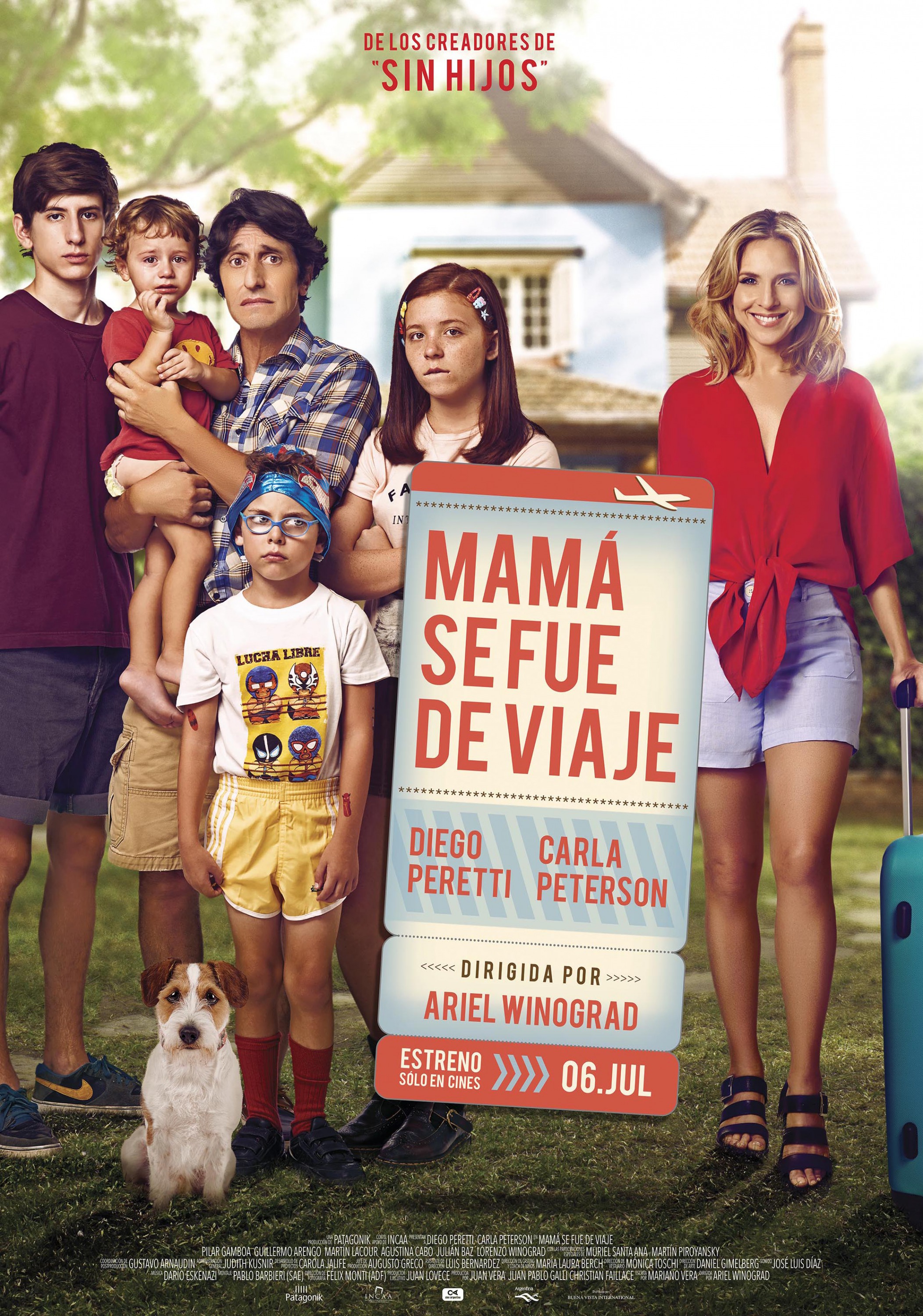 Mega Sized Movie Poster Image for Mamá se fue de viaje (#2 of 3)