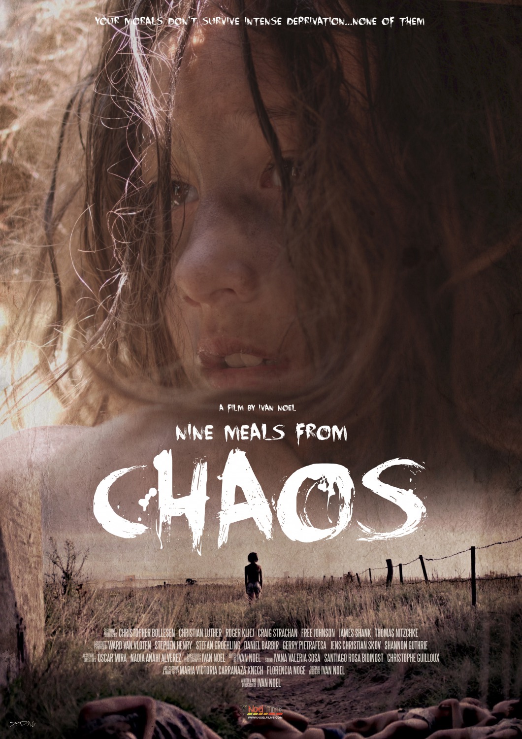 Extra Large Movie Poster Image for Nine Meals from Chaos 