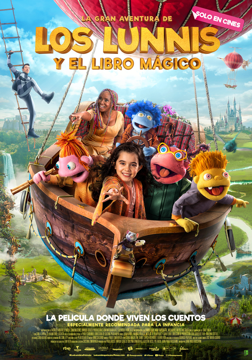 Extra Large Movie Poster Image for La gran aventura de los Lunnis y el libro mágico 