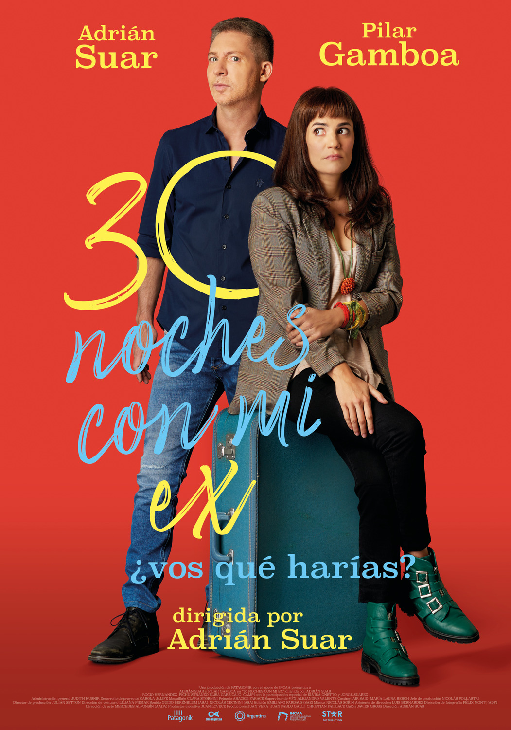 Extra Large Movie Poster Image for 30 noches con mi ex 