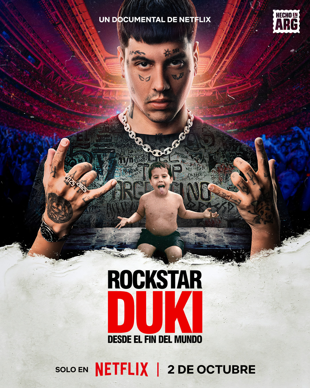 Extra Large Movie Poster Image for Rockstar Duki desde el fin del mundo 