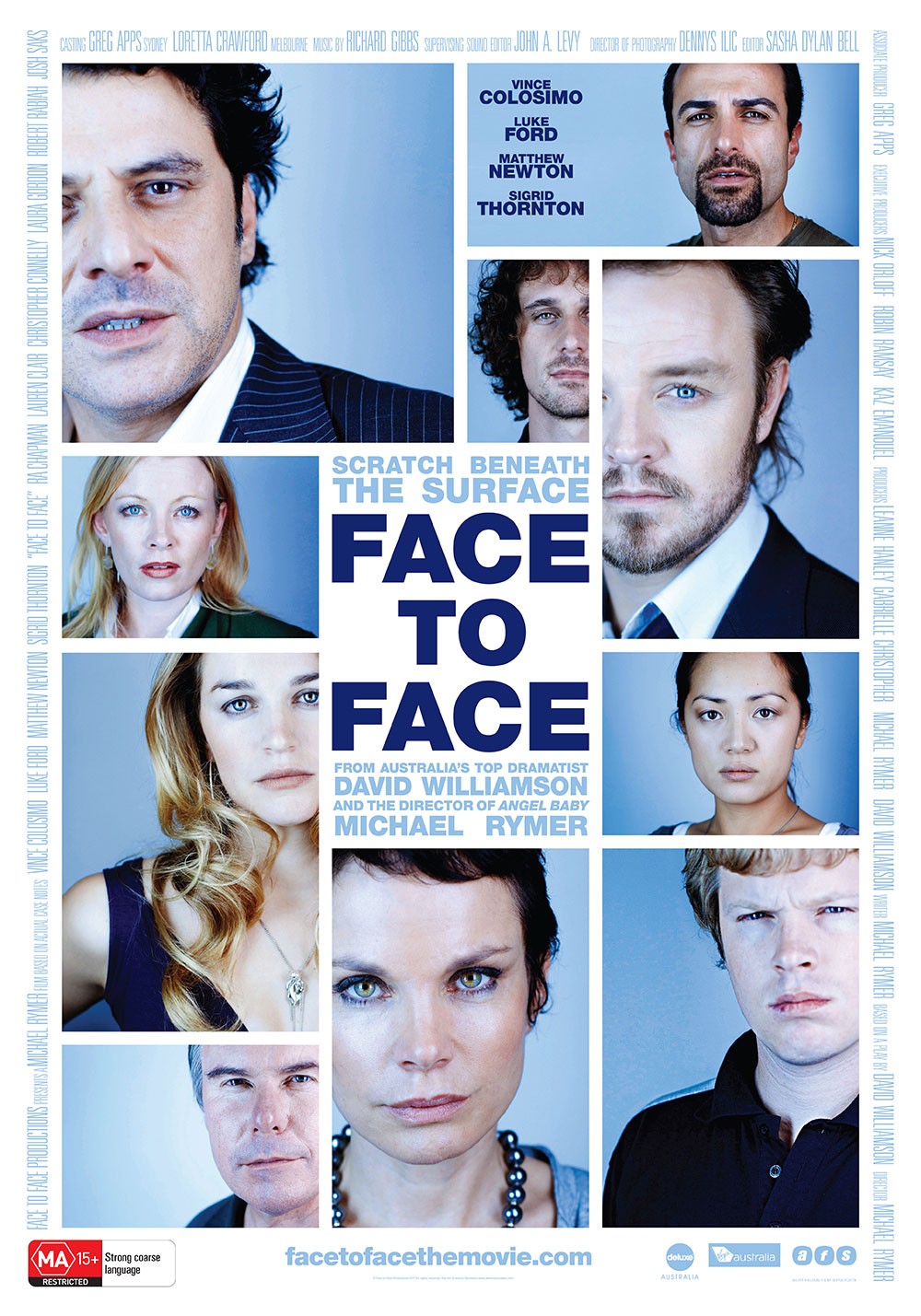 Extra Large Movie Poster Image for Face to Face 