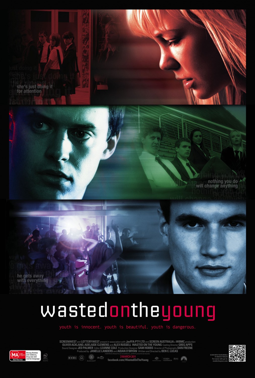 Extra Large Movie Poster Image for Wasted on the Young (#1 of 2)