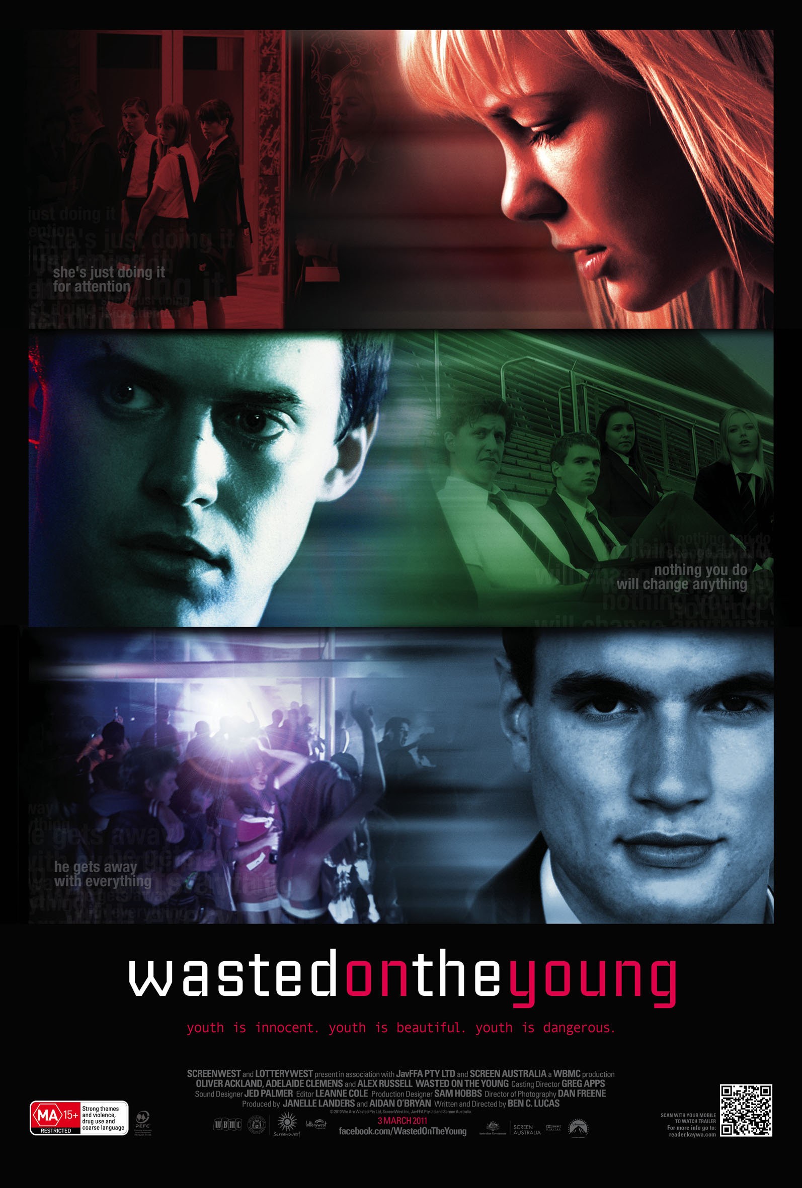 Mega Sized Movie Poster Image for Wasted on the Young (#1 of 2)
