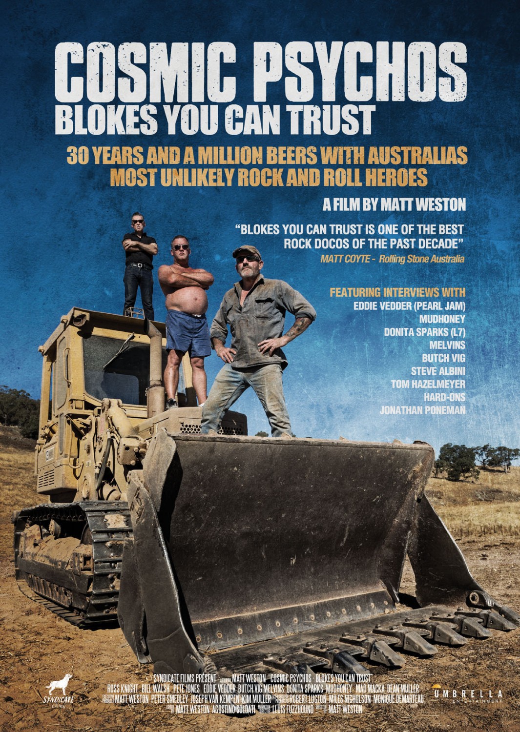 Extra Large Movie Poster Image for Cosmic Psychos: Blokes You Can Trust 