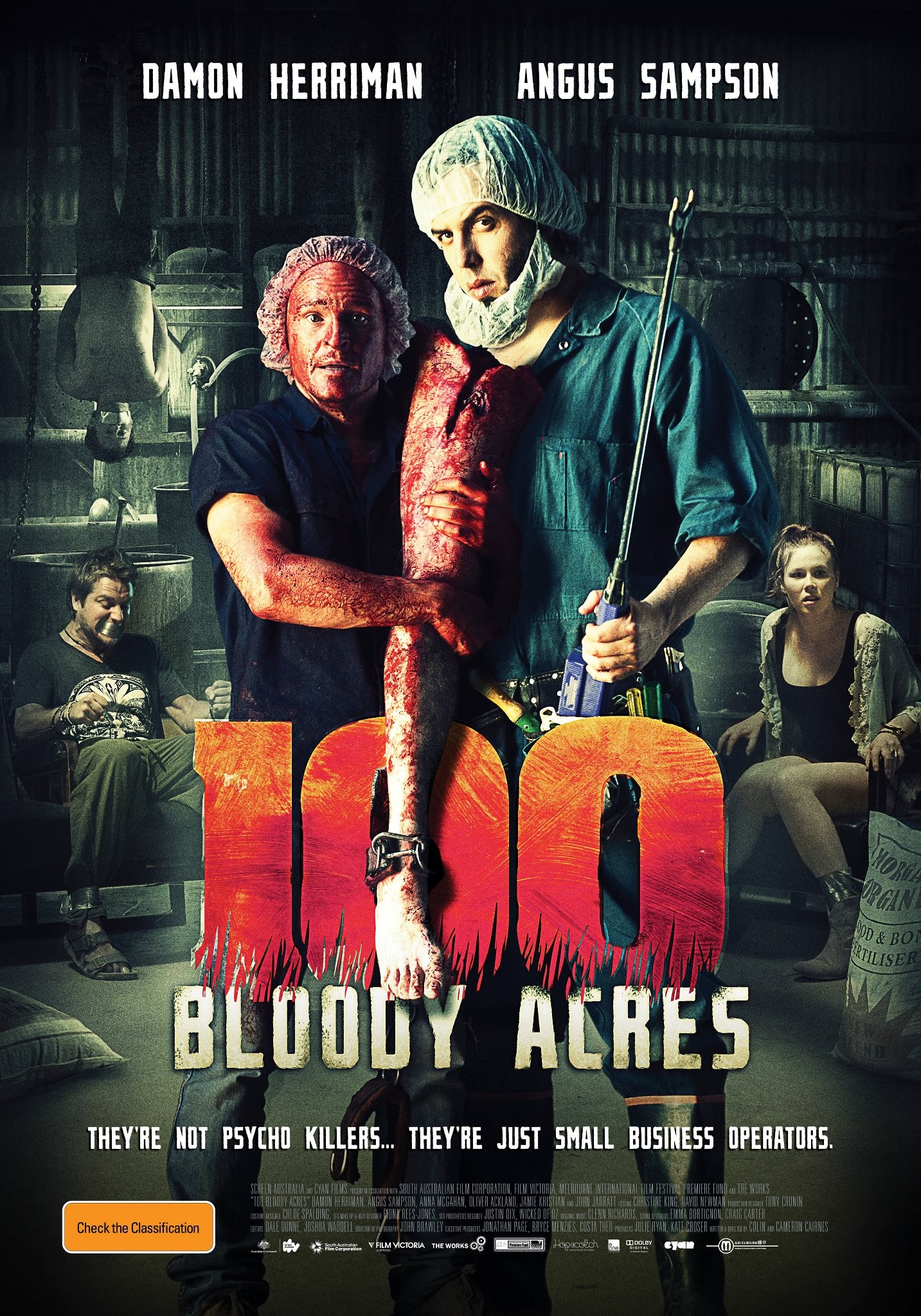 Mega Sized Movie Poster Image for 100 Bloody Acres 