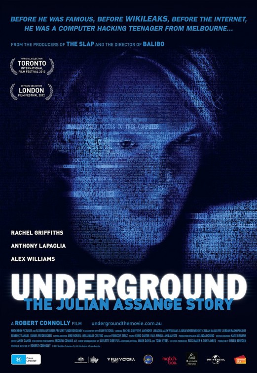 Underground: The Julian Assange Story Movie Poster