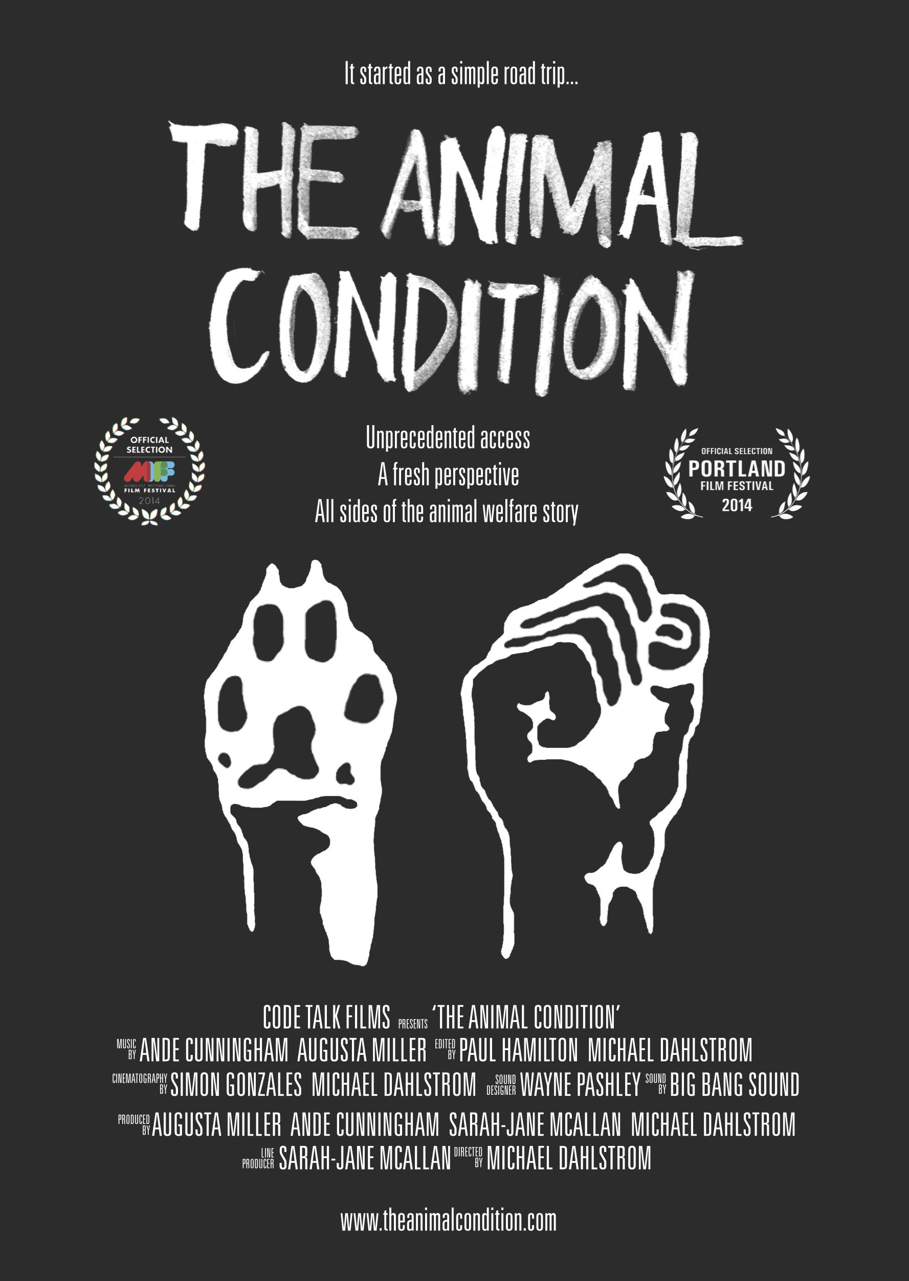 Mega Sized Movie Poster Image for The Animal Condition 