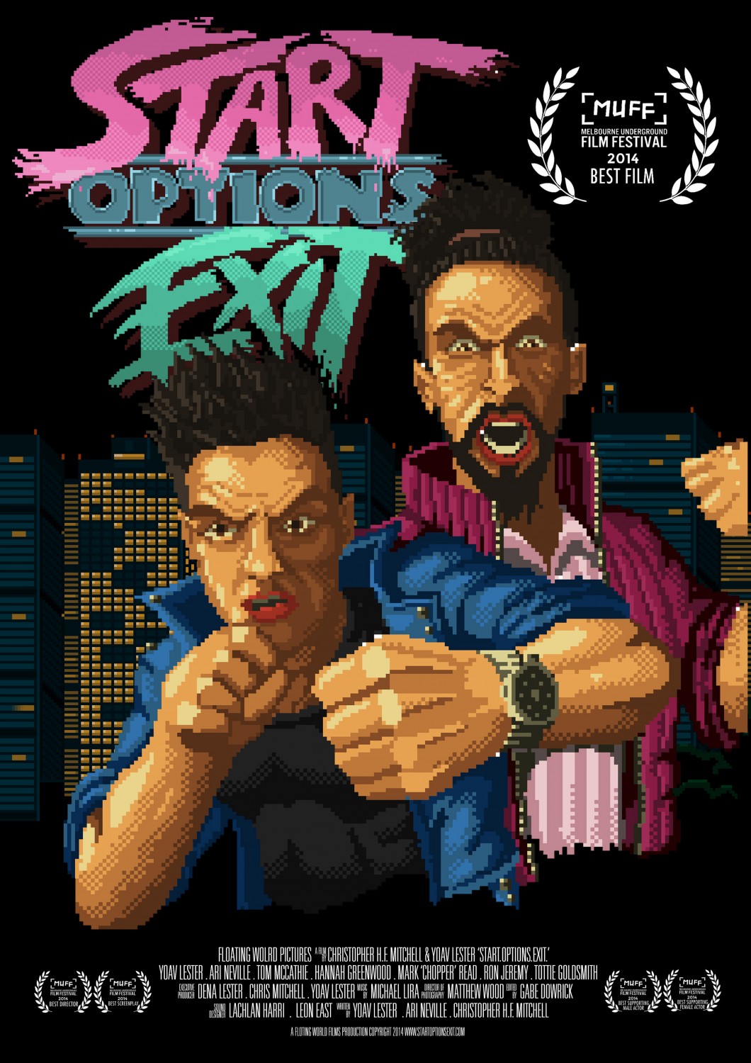 Extra Large Movie Poster Image for Start Options Exit 