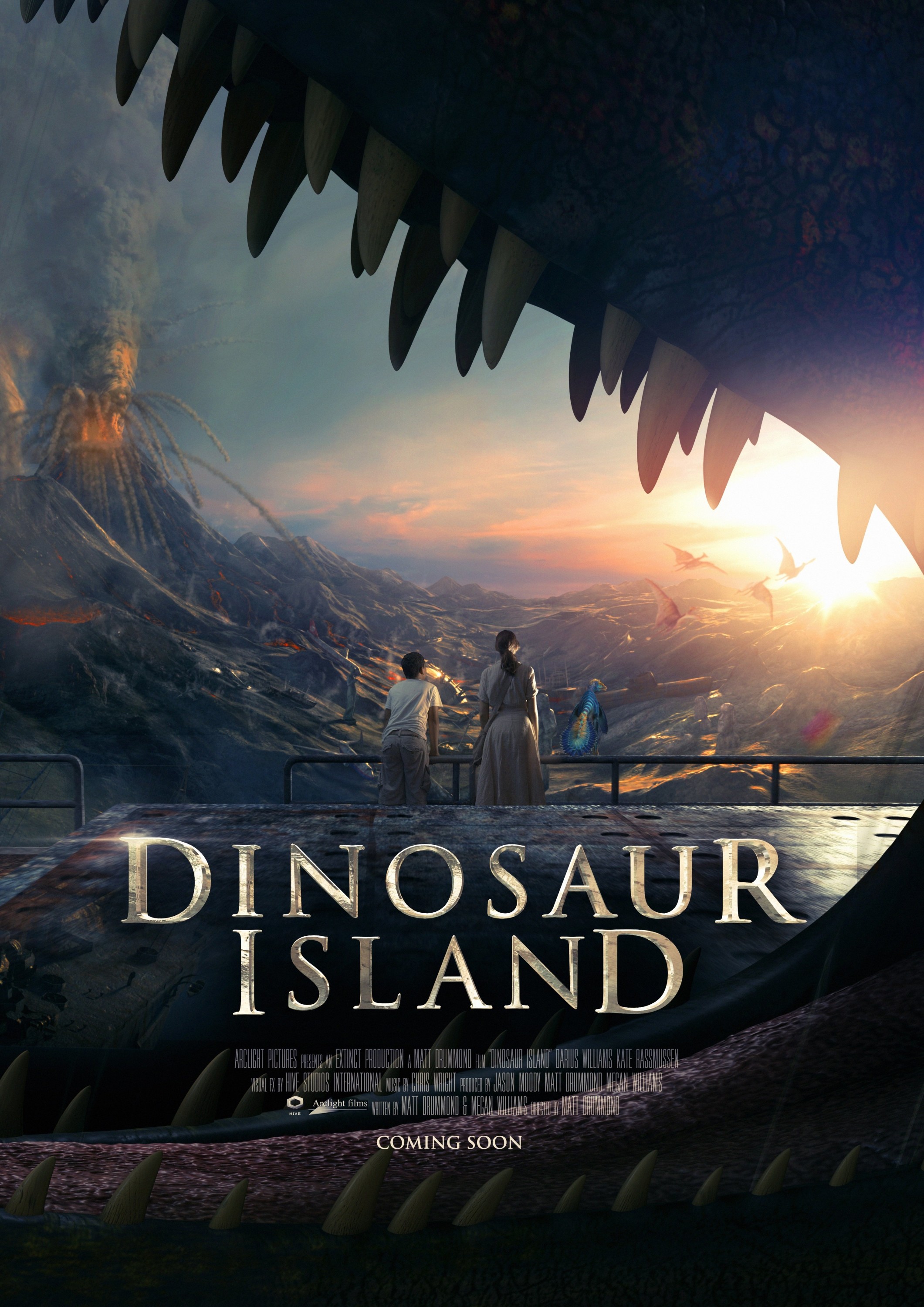 Mega Sized Movie Poster Image for Dinosaur Island 