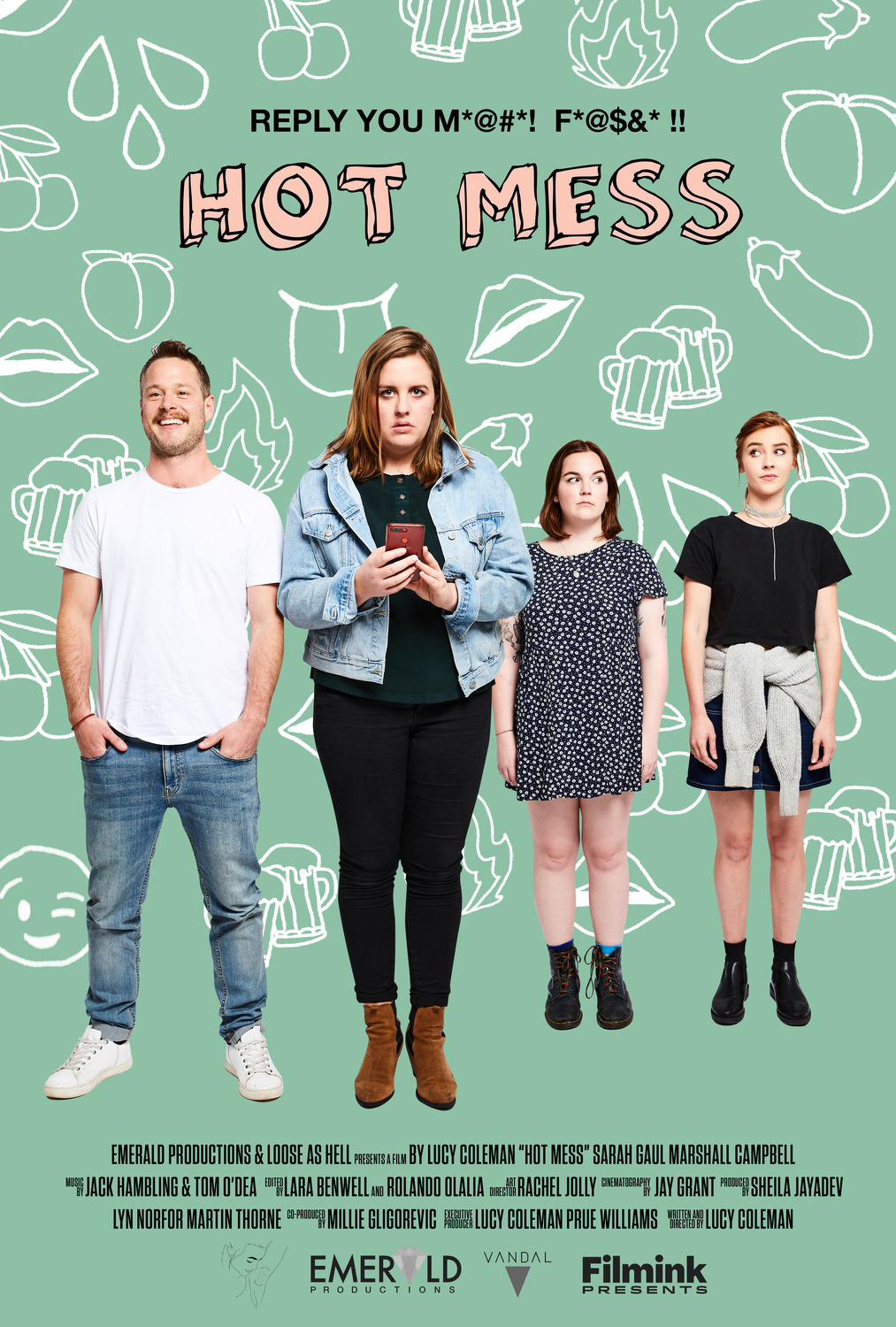 Extra Large Movie Poster Image for Hot Mess 