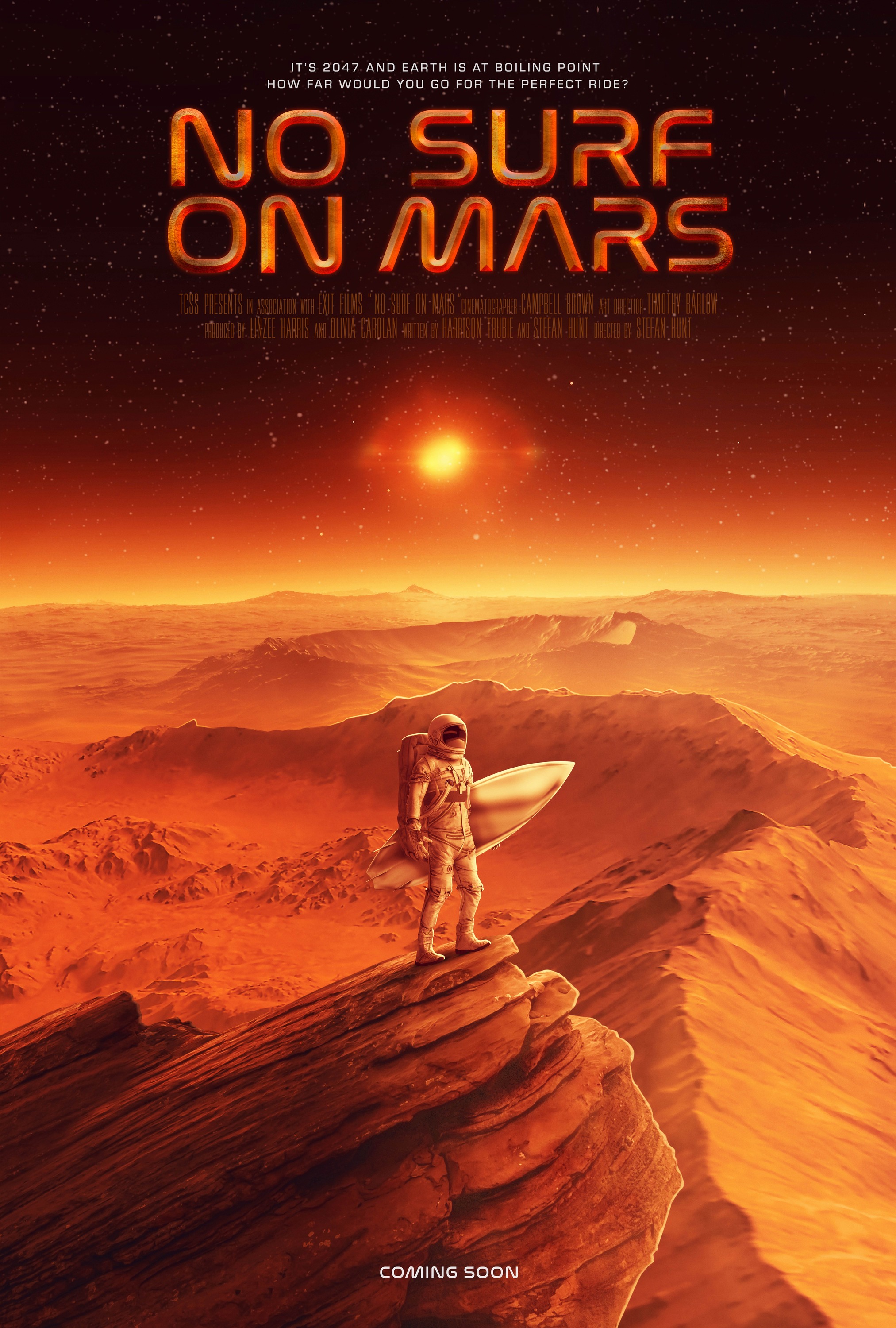 Mega Sized Movie Poster Image for No Surf on Mars 