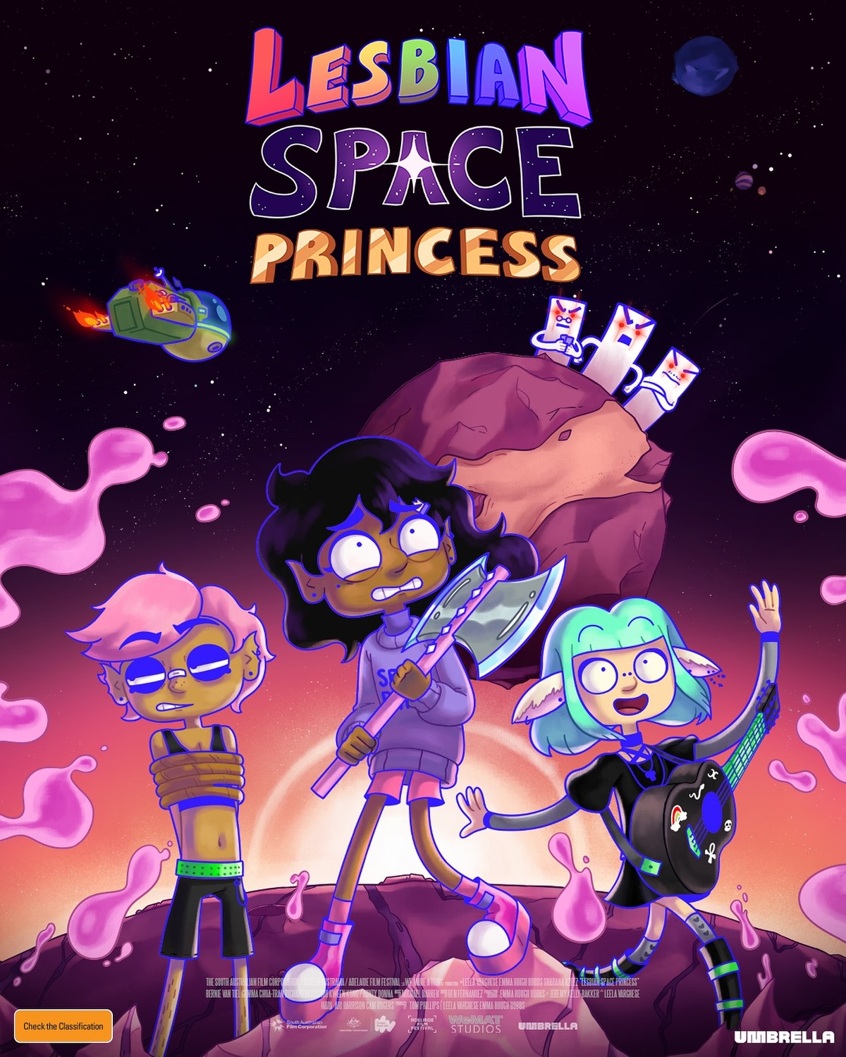 Extra Large Movie Poster Image for Lesbian Space Princess (#1 of 2)