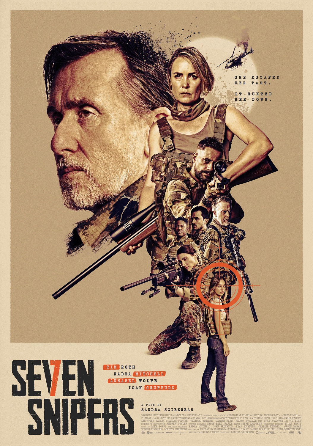 Extra Large Movie Poster Image for Seven Snipers 