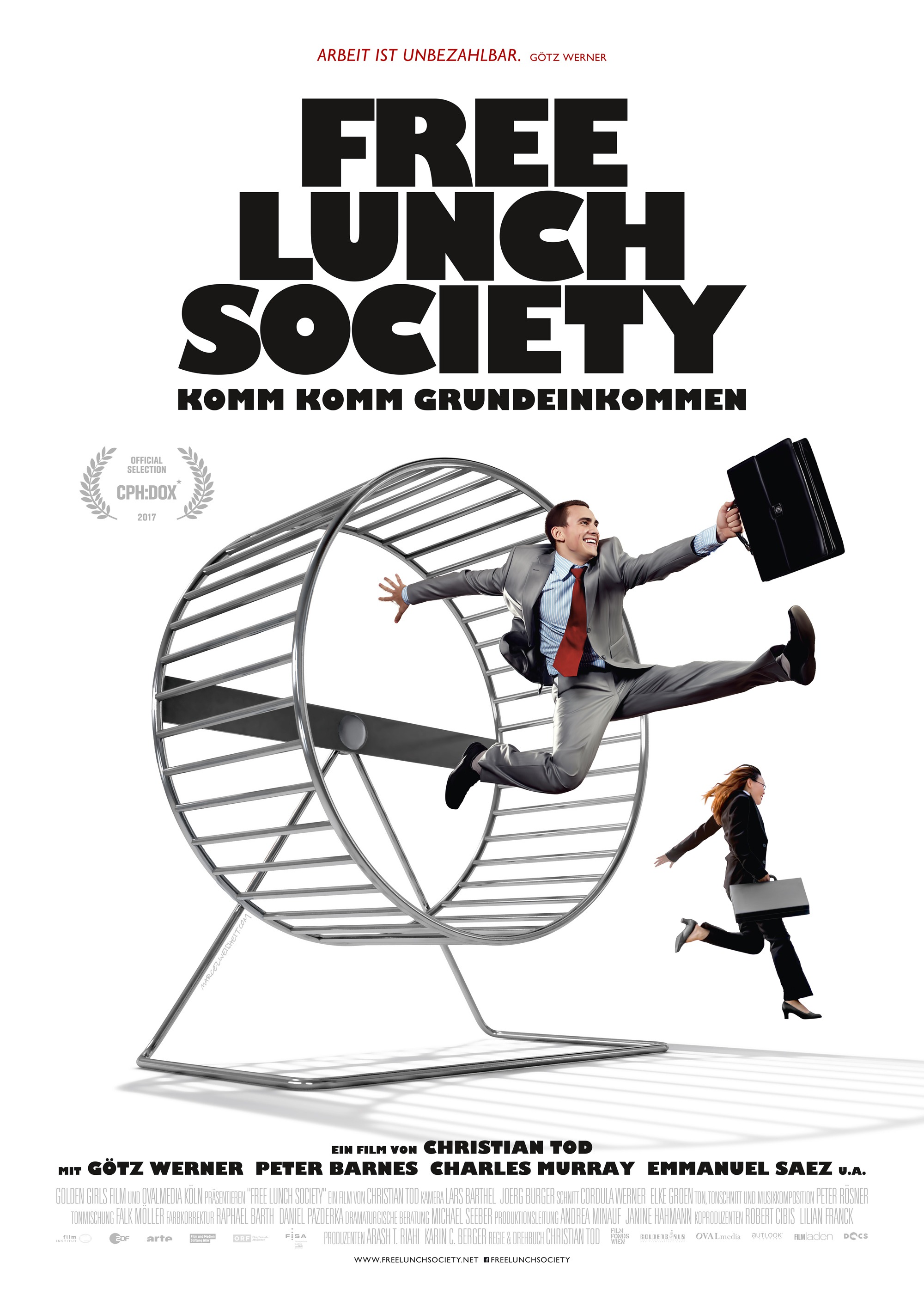 Mega Sized Movie Poster Image for Free Lunch Society: Komm Komm Grundeinkommen 