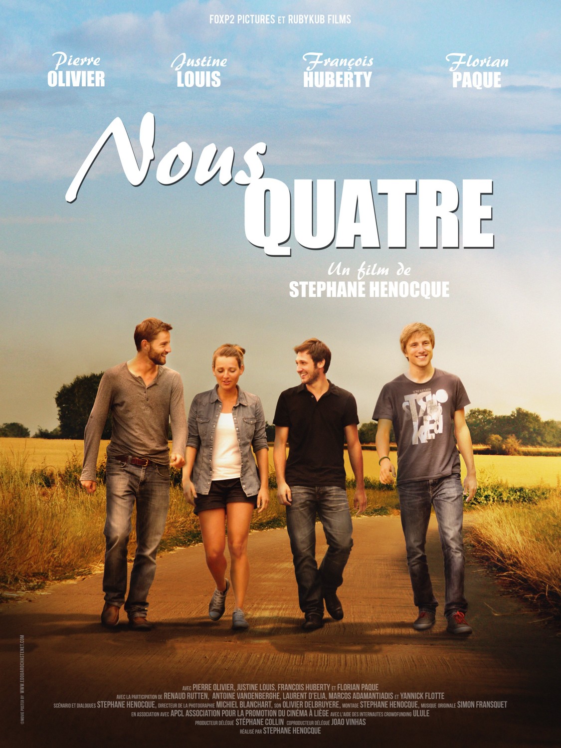 Extra Large Movie Poster Image for Nous quatre 