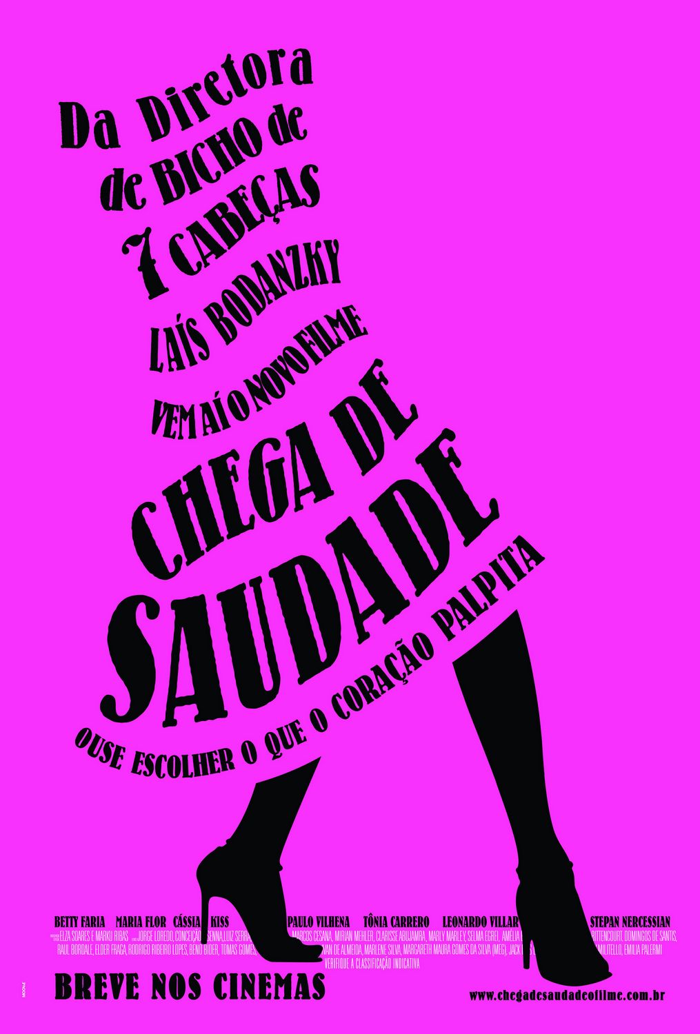 Extra Large Movie Poster Image for Chega de Saudade (#1 of 2)