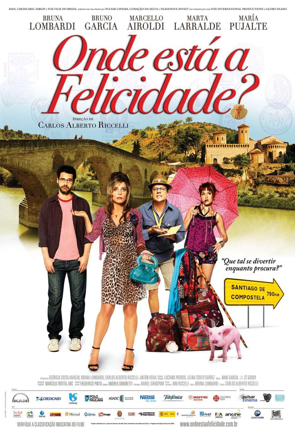 Extra Large Movie Poster Image for Onde está a felicidade? 