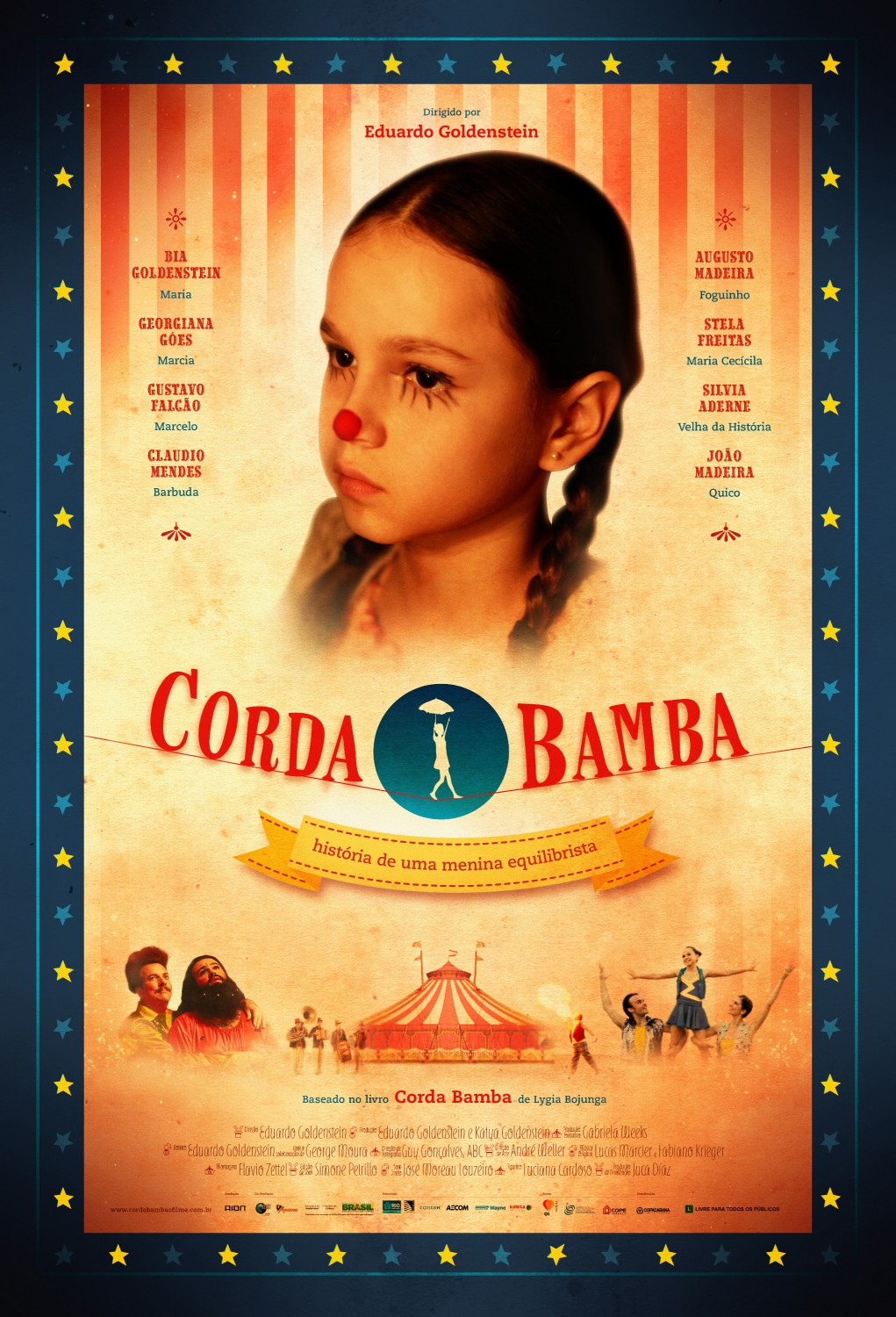 Extra Large Movie Poster Image for Corda Bamba, historia de uma menina equilibrista 