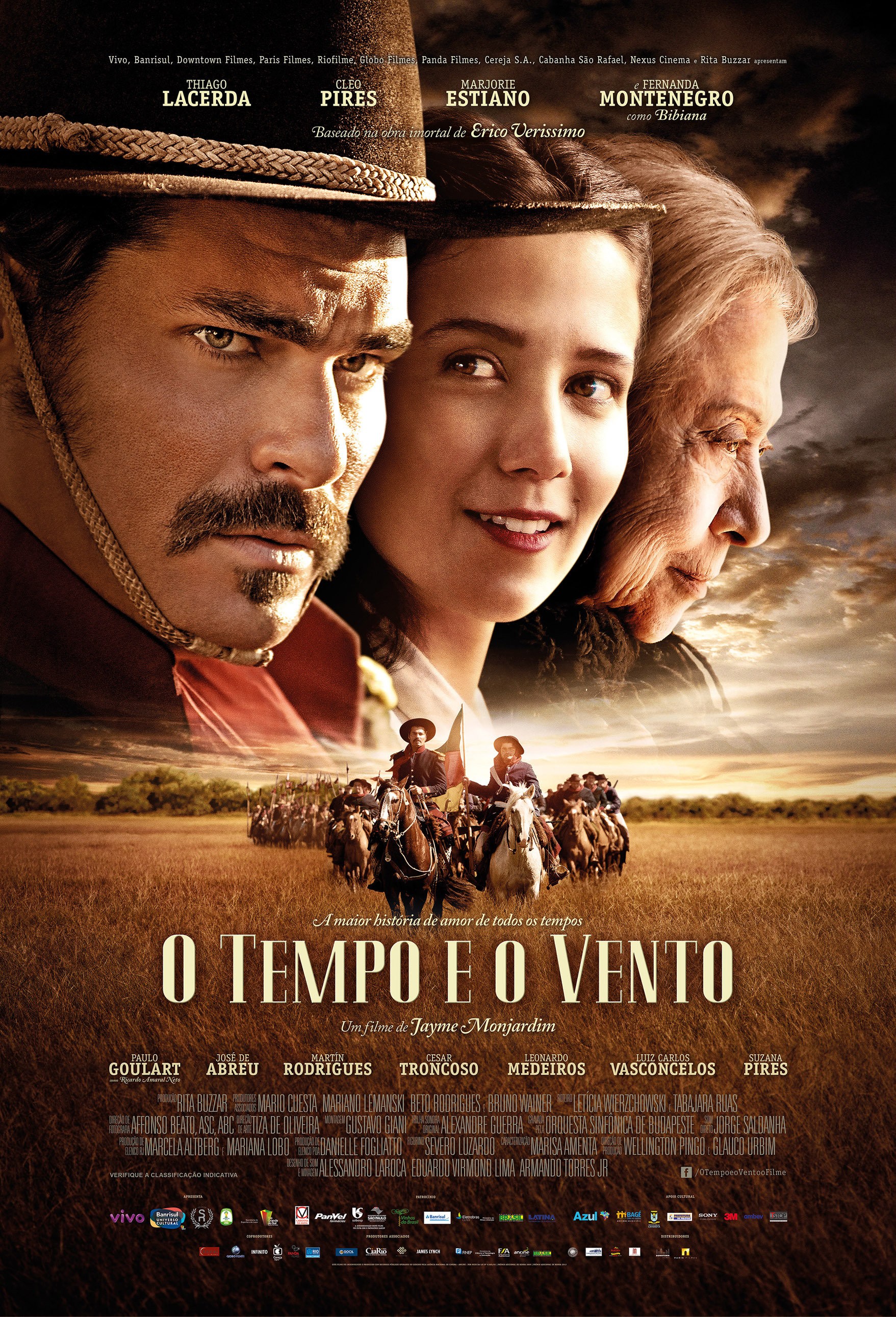 Mega Sized Movie Poster Image for O Tempo e o Vento 